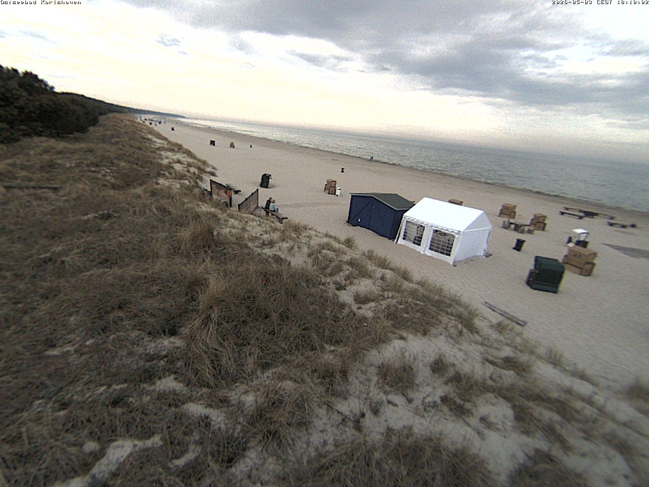 Archiv Foto Webcam Usedom: Strand Karlshagen