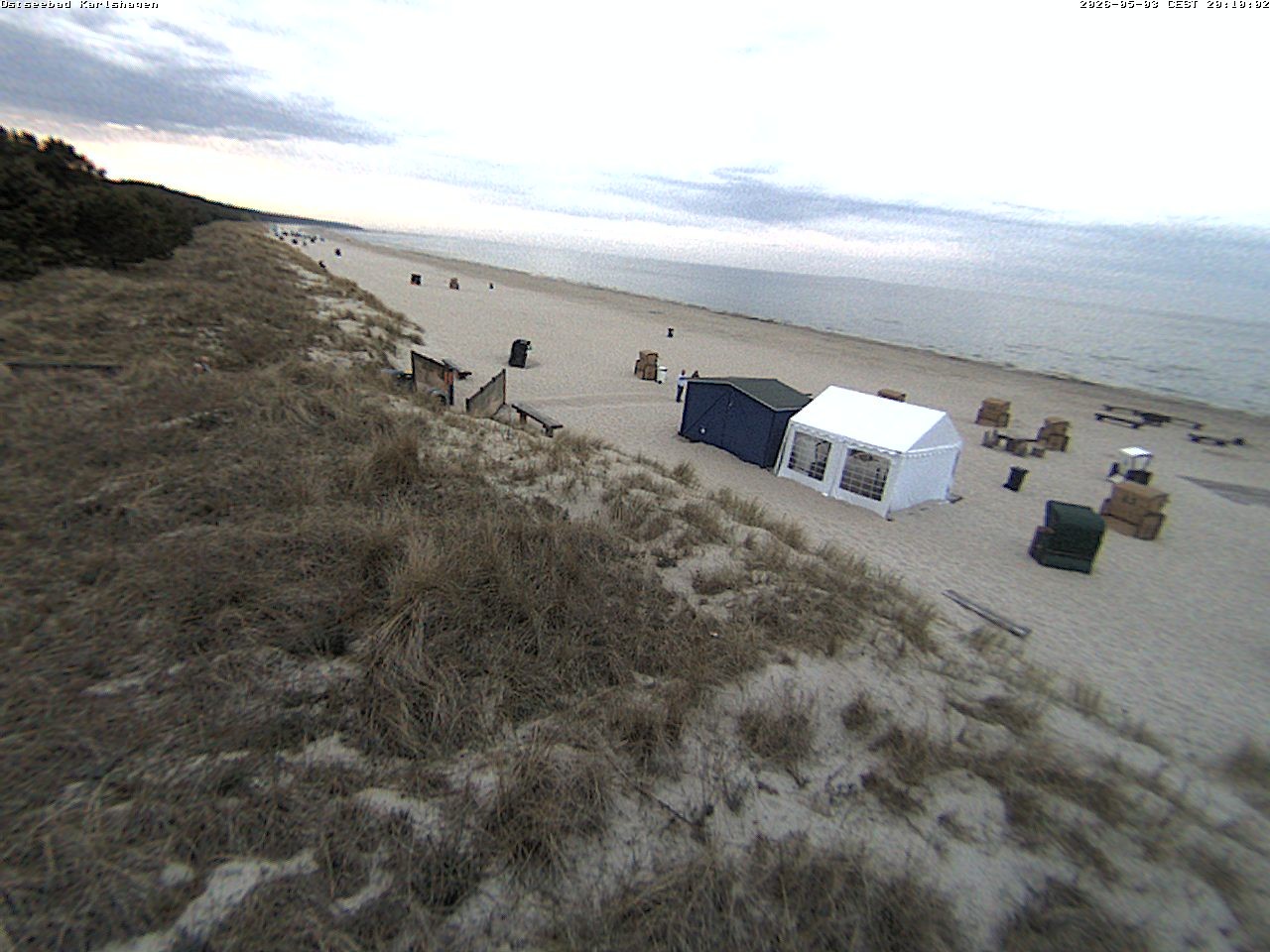 Archiv Foto Webcam Usedom: Strand Karlshagen
