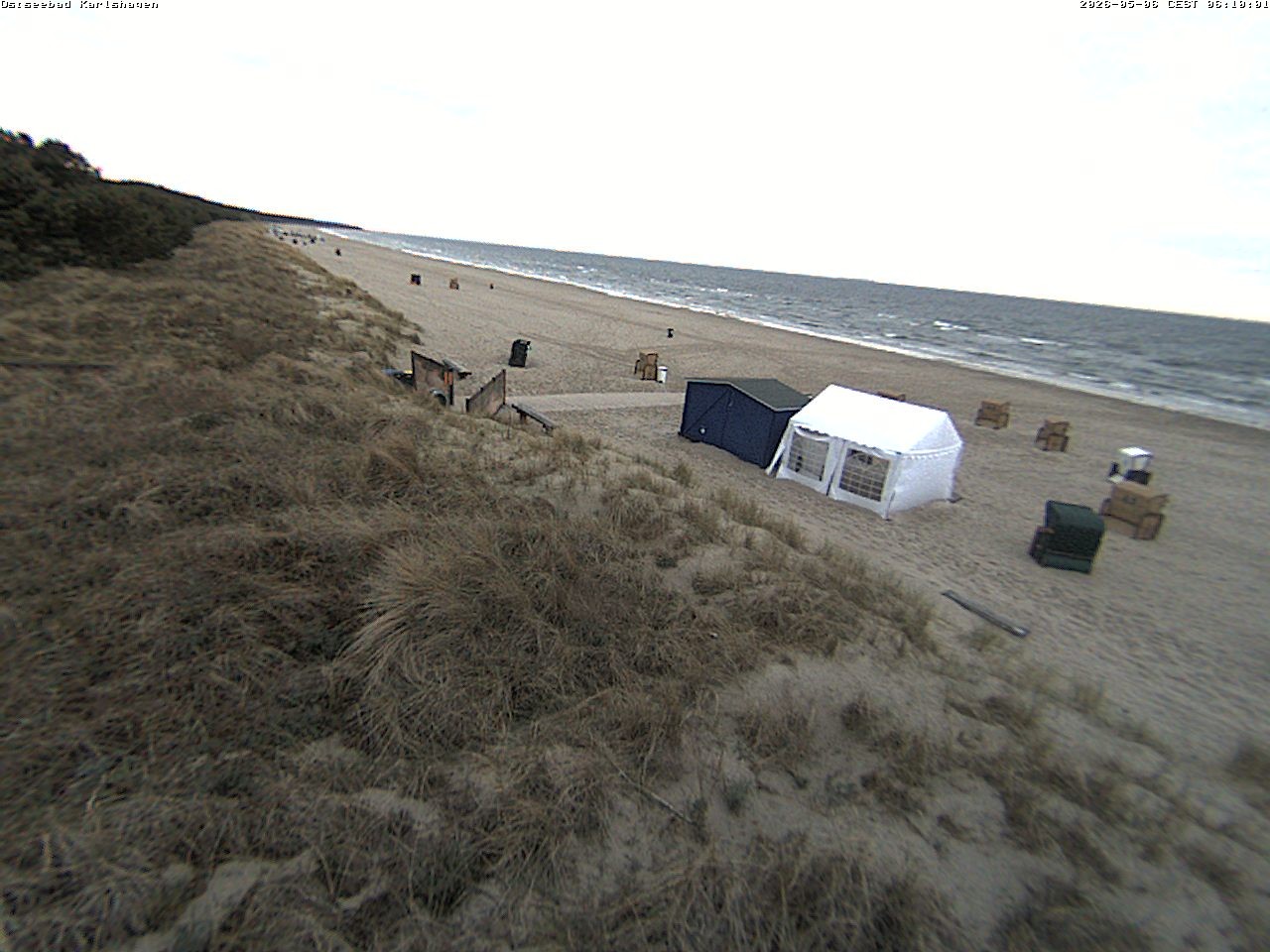 Archiv Foto Webcam Usedom: Strand Karlshagen