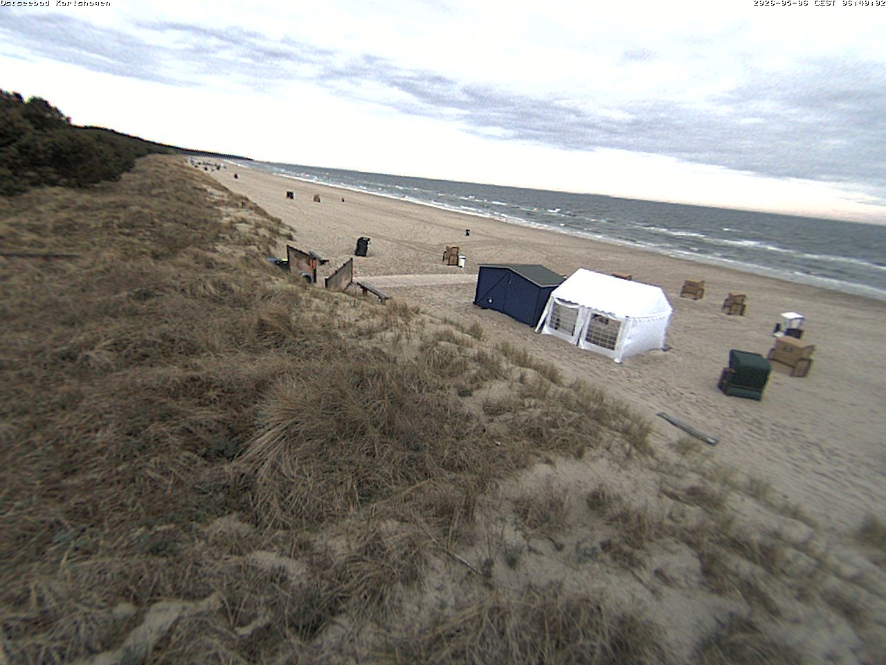 Archiv Foto Webcam Usedom: Strand Karlshagen