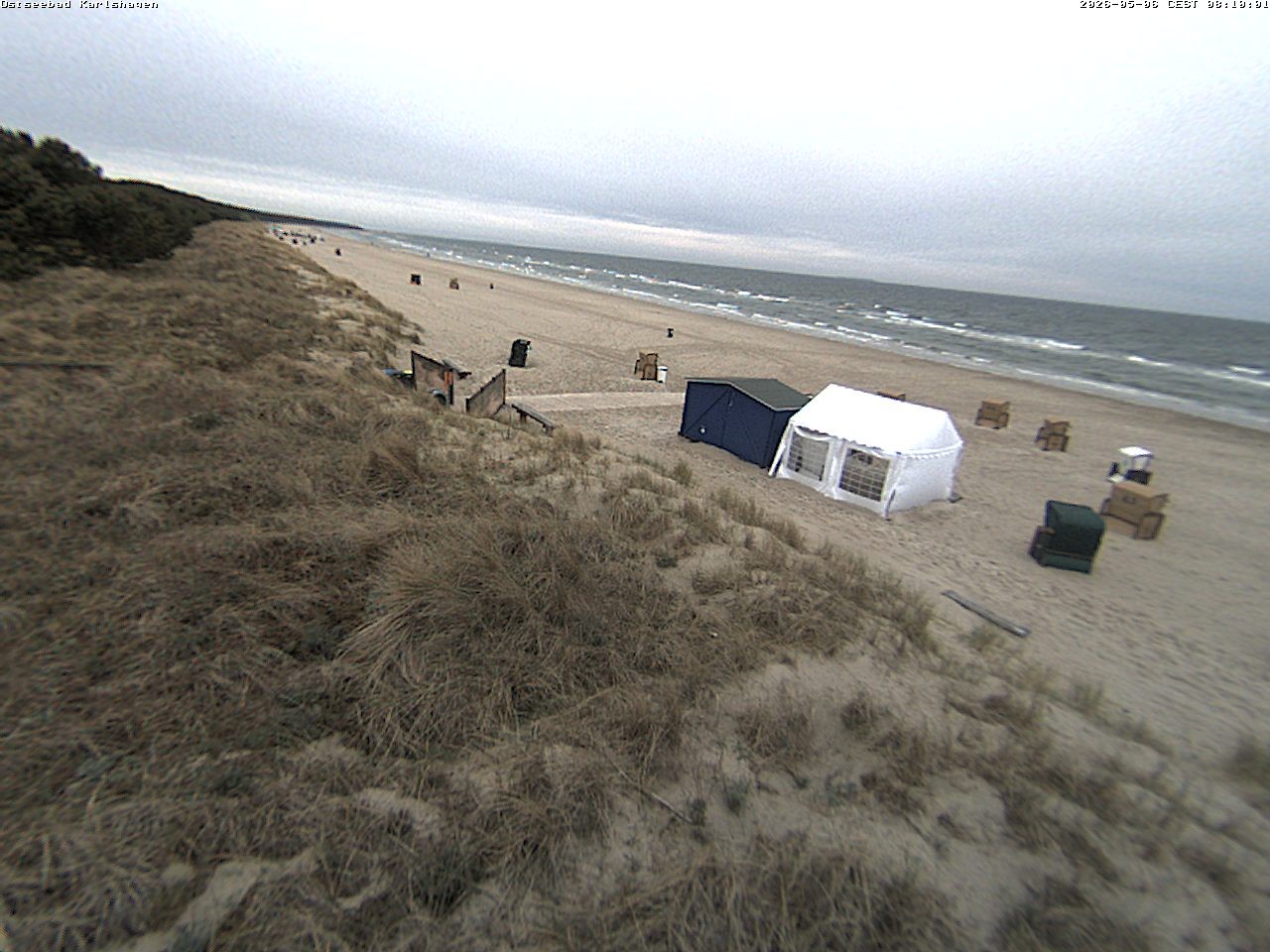 Archiv Foto Webcam Usedom: Strand Karlshagen