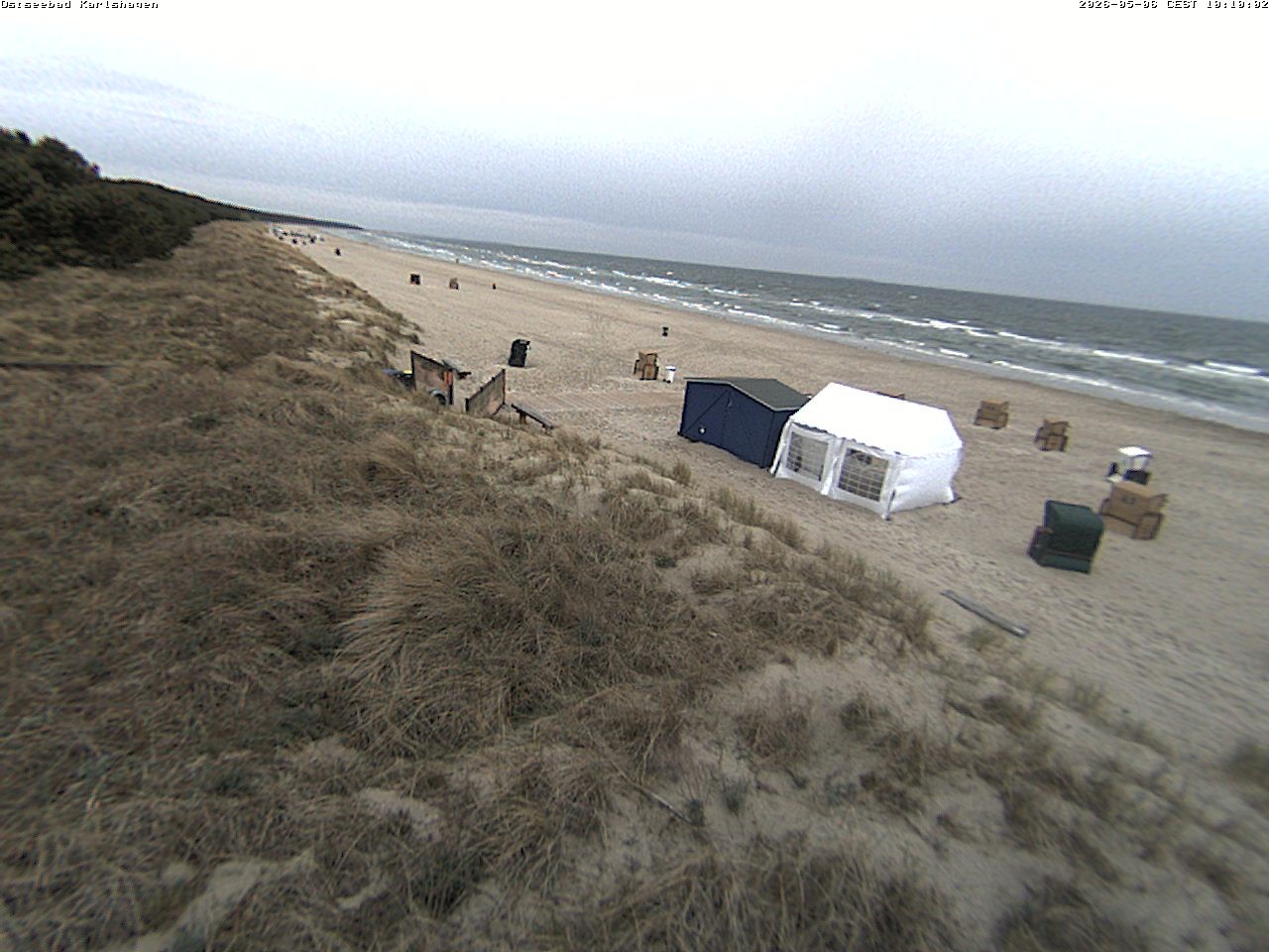 Archiv Foto Webcam Usedom: Strand Karlshagen