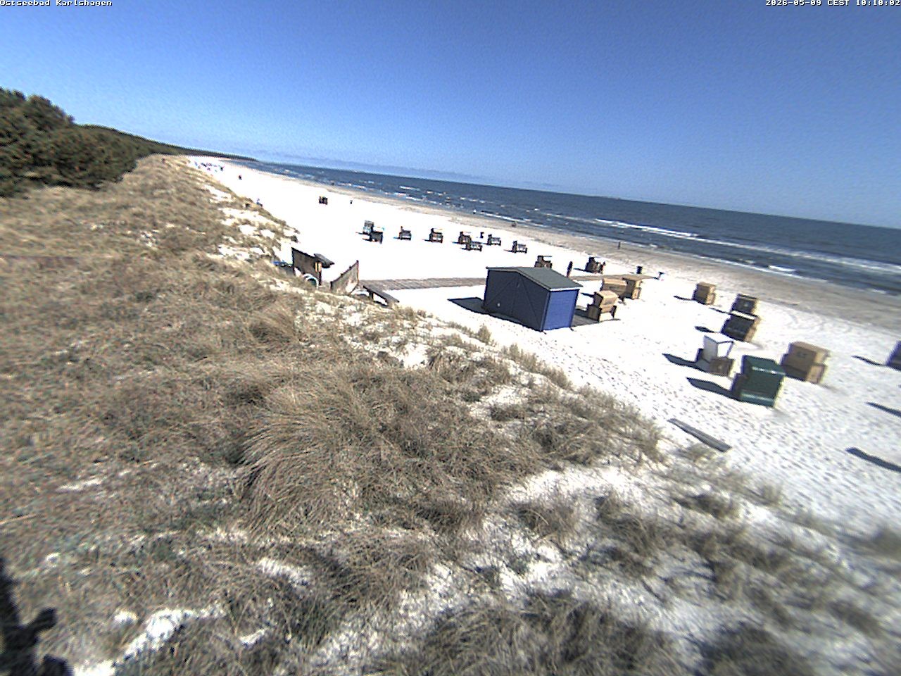 Archiv Foto Webcam Usedom: Strand Karlshagen