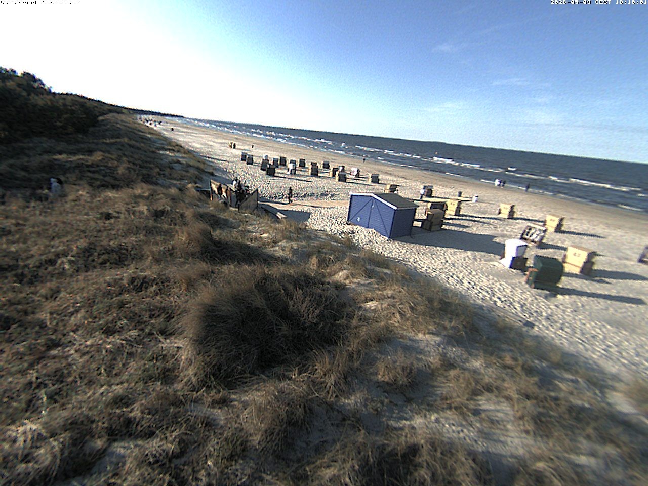Archiv Foto Webcam Usedom: Strand Karlshagen
