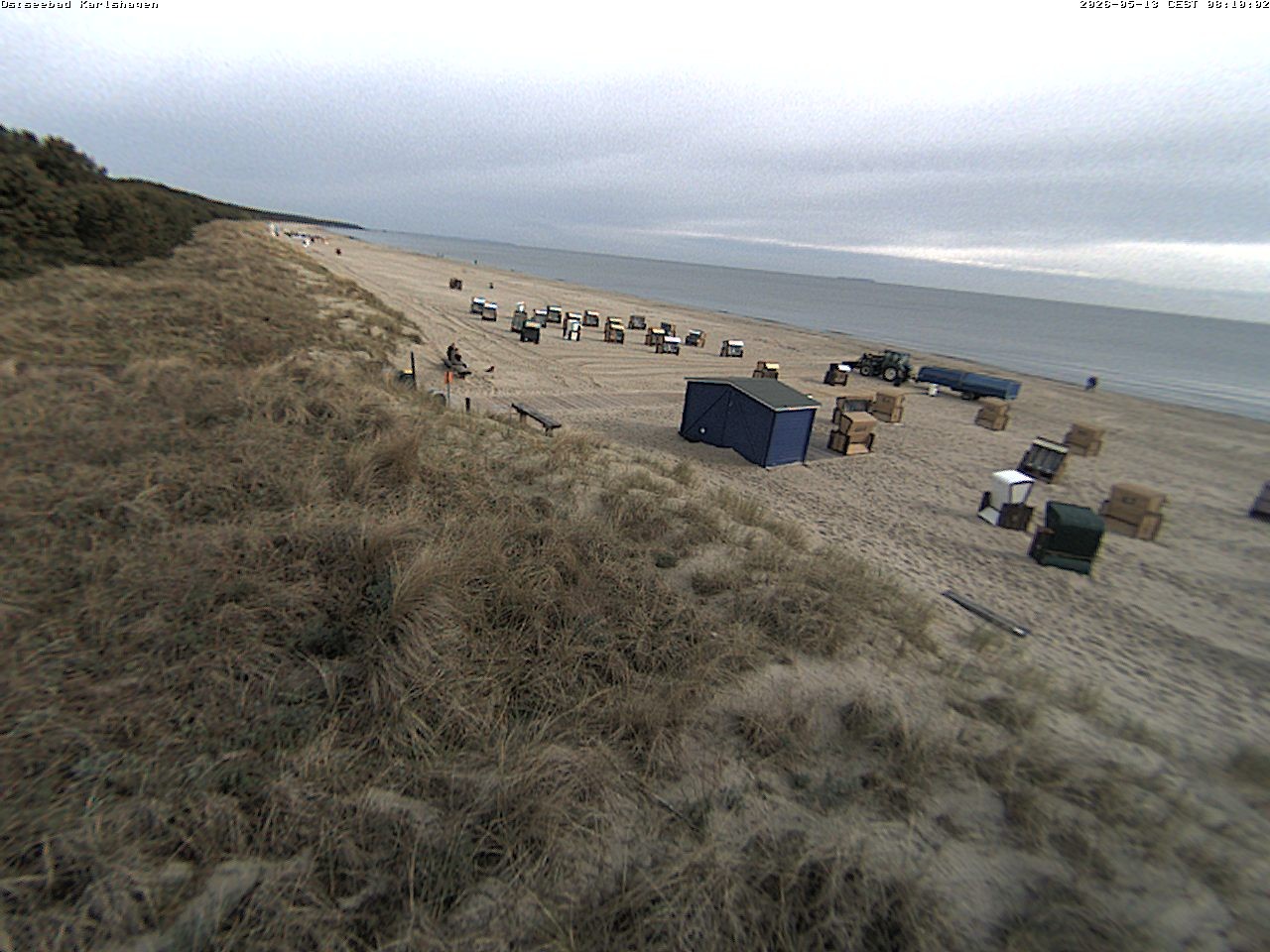 Archiv Foto Webcam Usedom: Strand Karlshagen