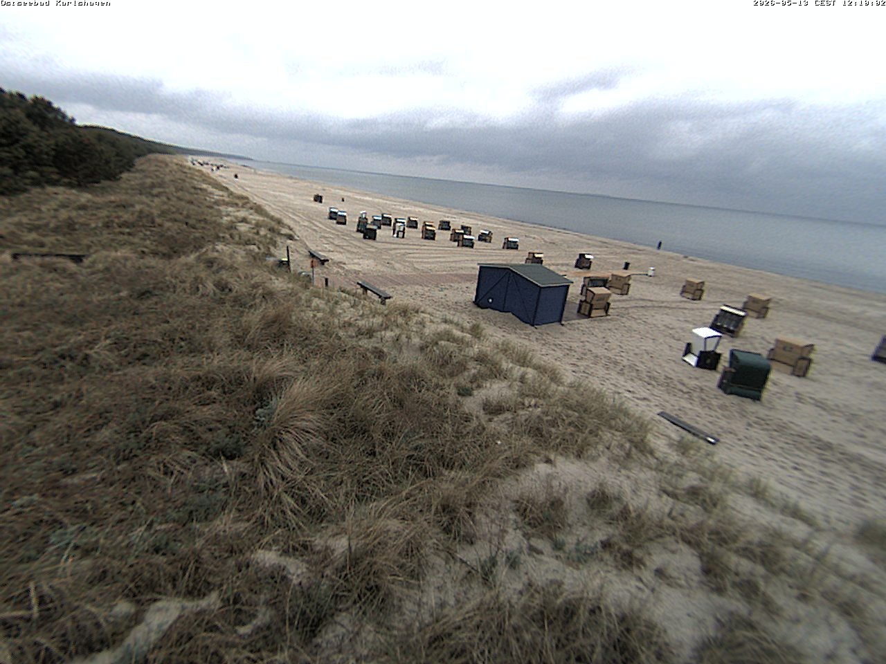 Archiv Foto Webcam Usedom: Strand Karlshagen