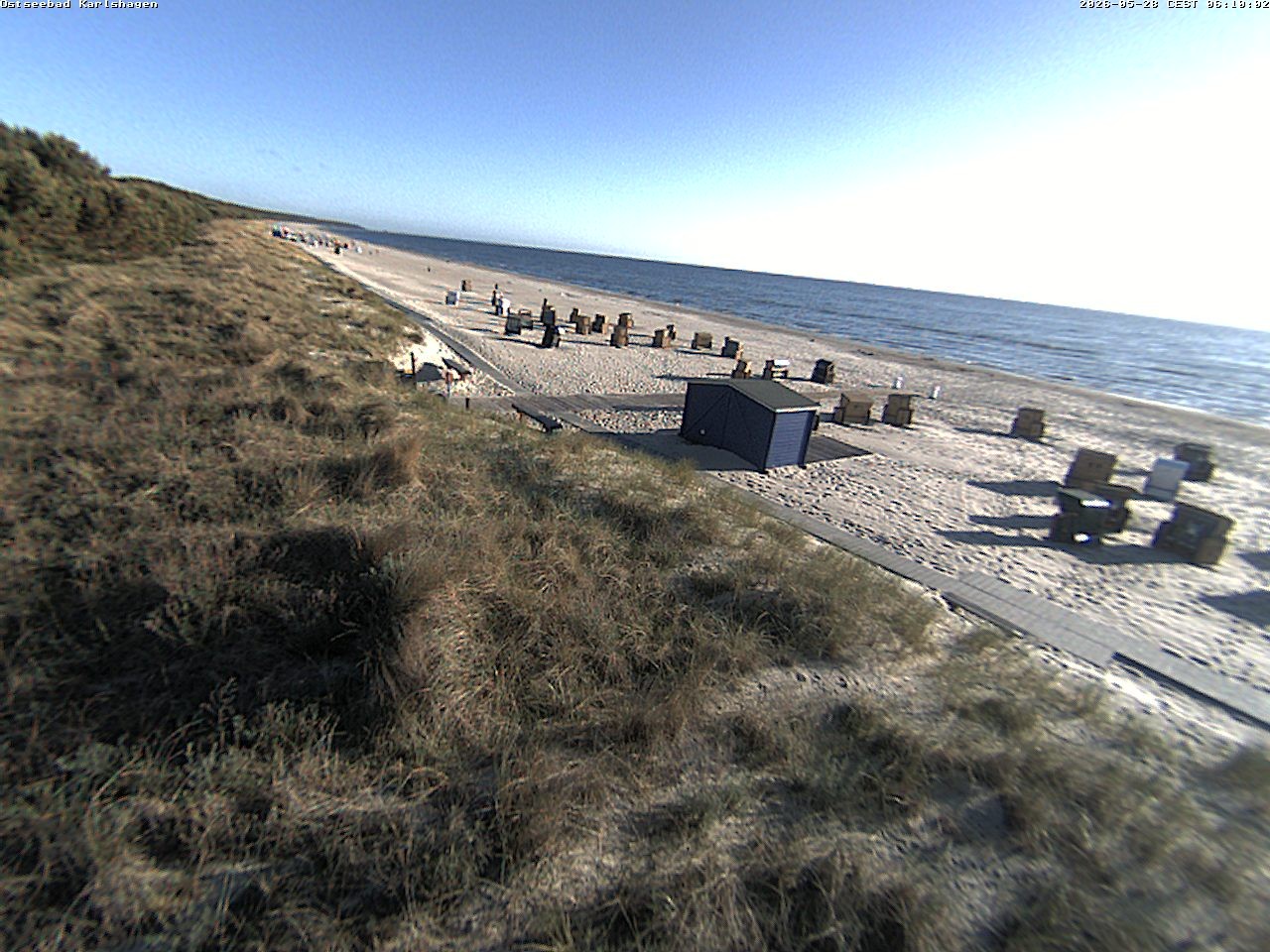 Archiv Foto Webcam Usedom: Strand Karlshagen