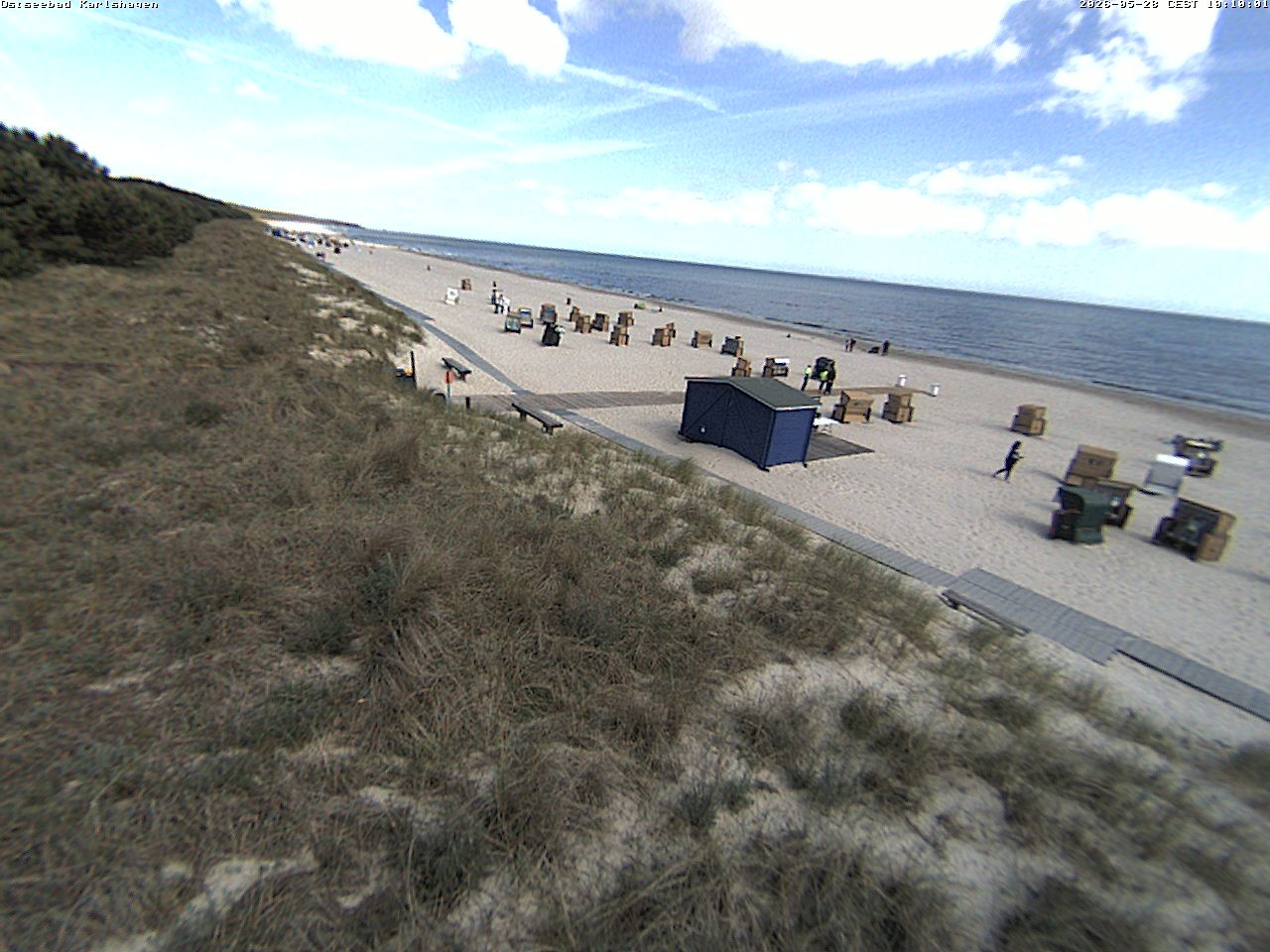 Archiv Foto Webcam Usedom: Strand Karlshagen