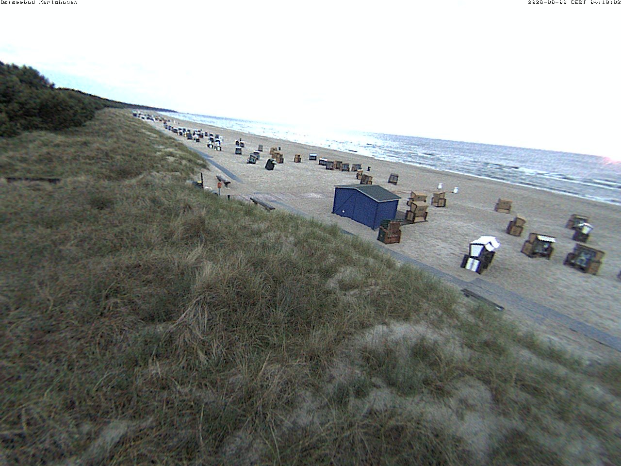 Archiv Foto Webcam Usedom: Strand Karlshagen