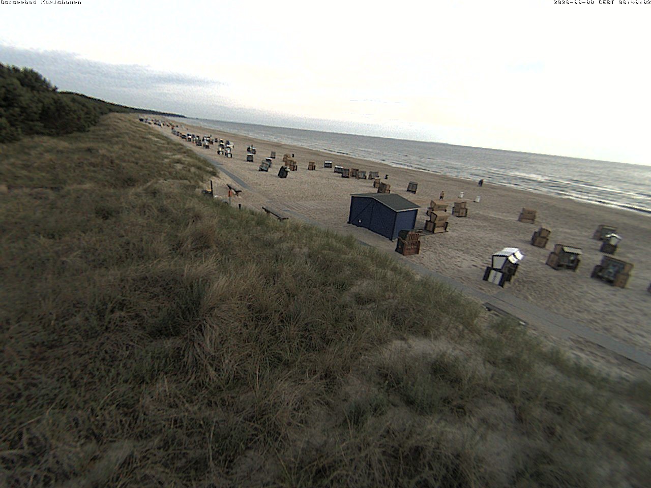 Archiv Foto Webcam Usedom: Strand Karlshagen