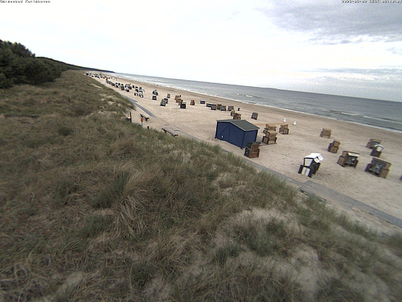 Archiv Foto Webcam Usedom: Strand Karlshagen