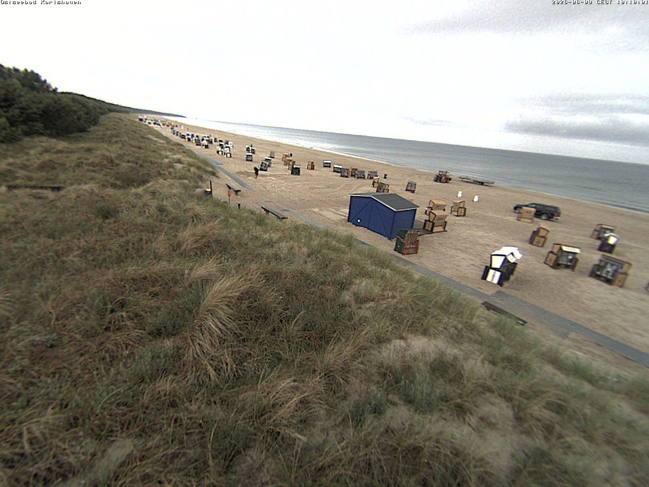 Archiv Foto Webcam Usedom: Strand Karlshagen