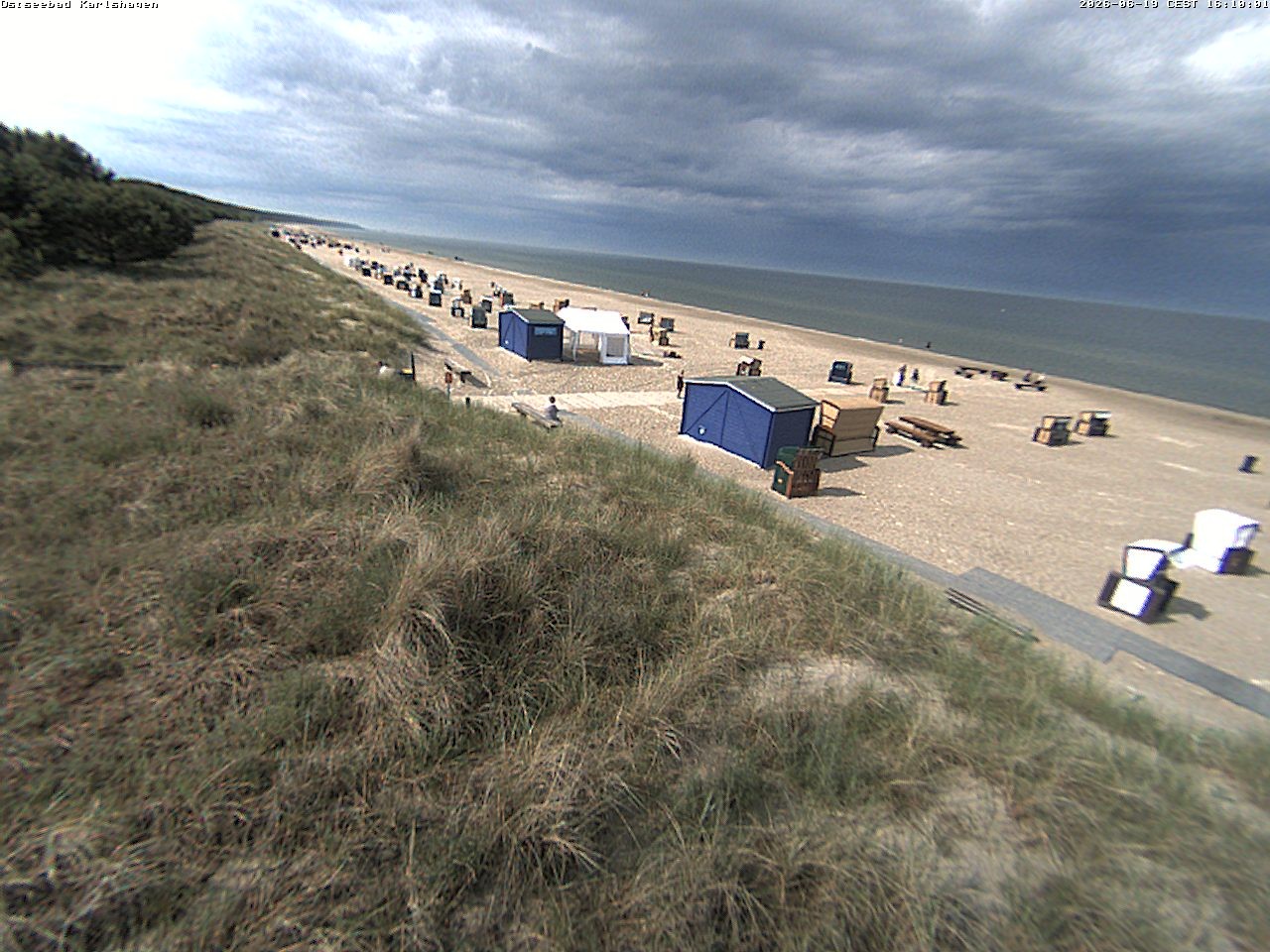Archiv Foto Webcam Usedom: Strand Karlshagen