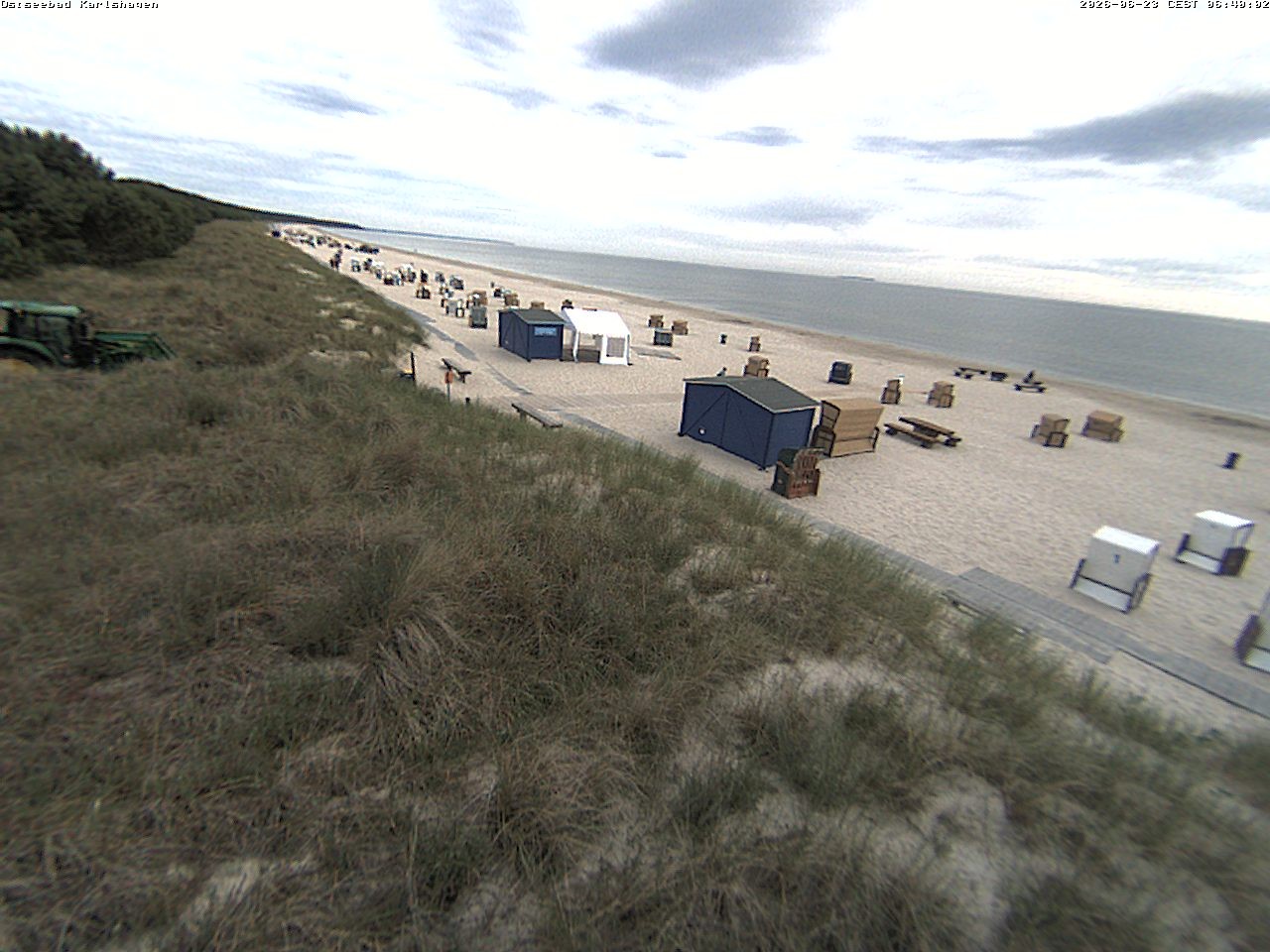 Archiv Foto Webcam Usedom: Strand Karlshagen