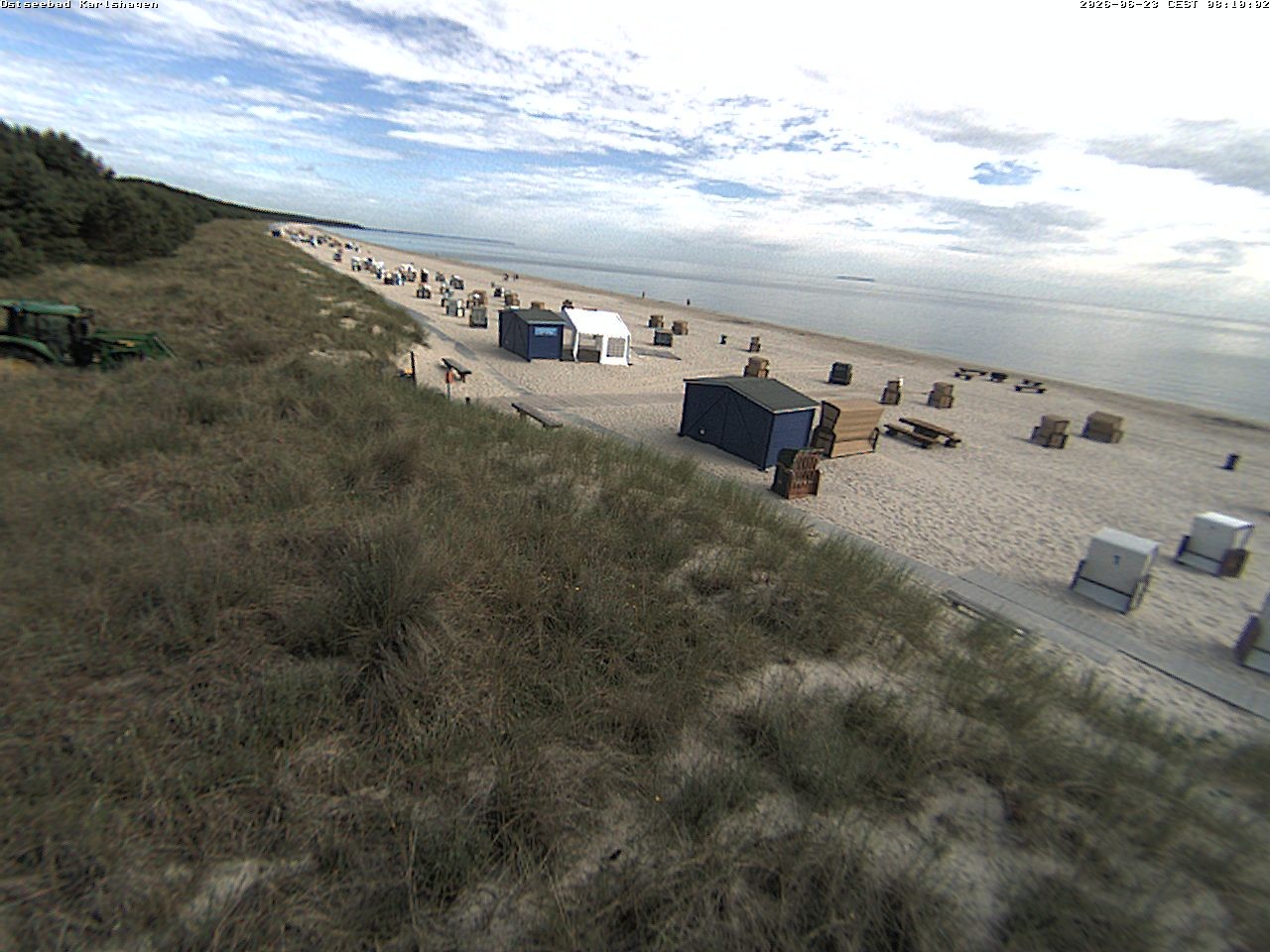 Archiv Foto Webcam Usedom: Strand Karlshagen