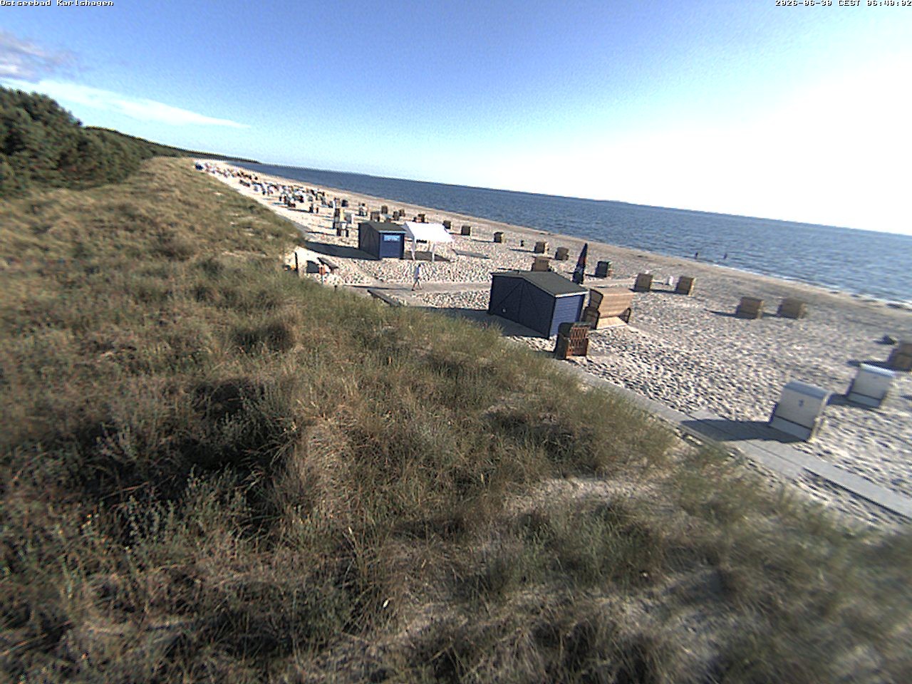 Archiv Foto Webcam Usedom: Strand Karlshagen