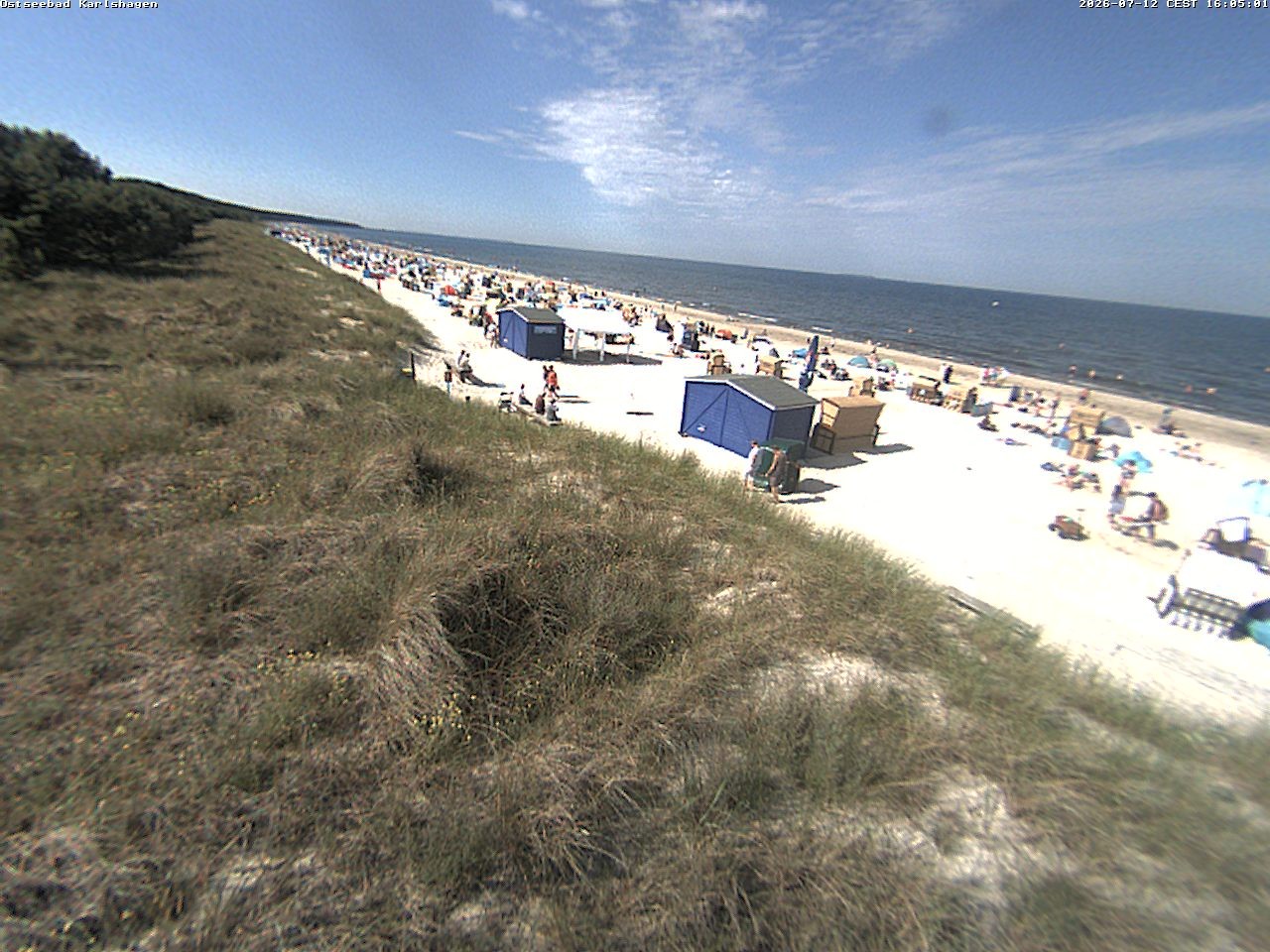 Archived image Webcam View to beach Karlshagen