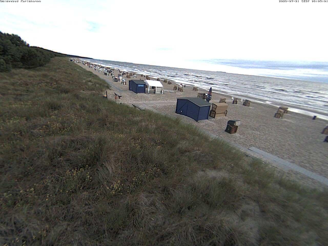 Archiv Foto Webcam Usedom: Strand Karlshagen
