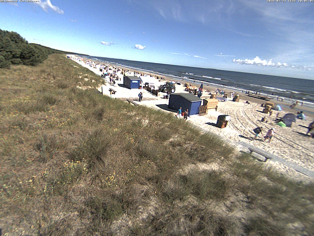 Archiv Foto Webcam Usedom: Strand Karlshagen