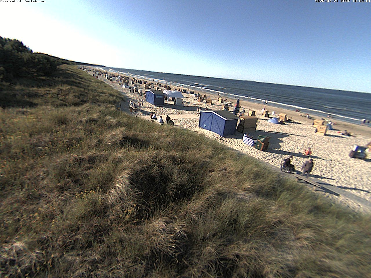 Archiv Foto Webcam Usedom: Strand Karlshagen