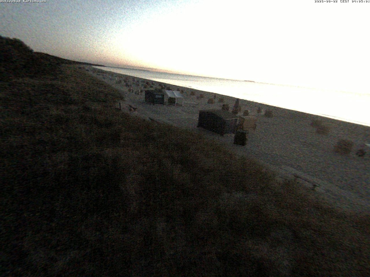 Archiv Foto Webcam Usedom: Strand Karlshagen