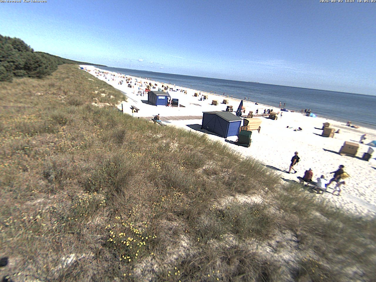 Archiv Foto Webcam Usedom: Strand Karlshagen