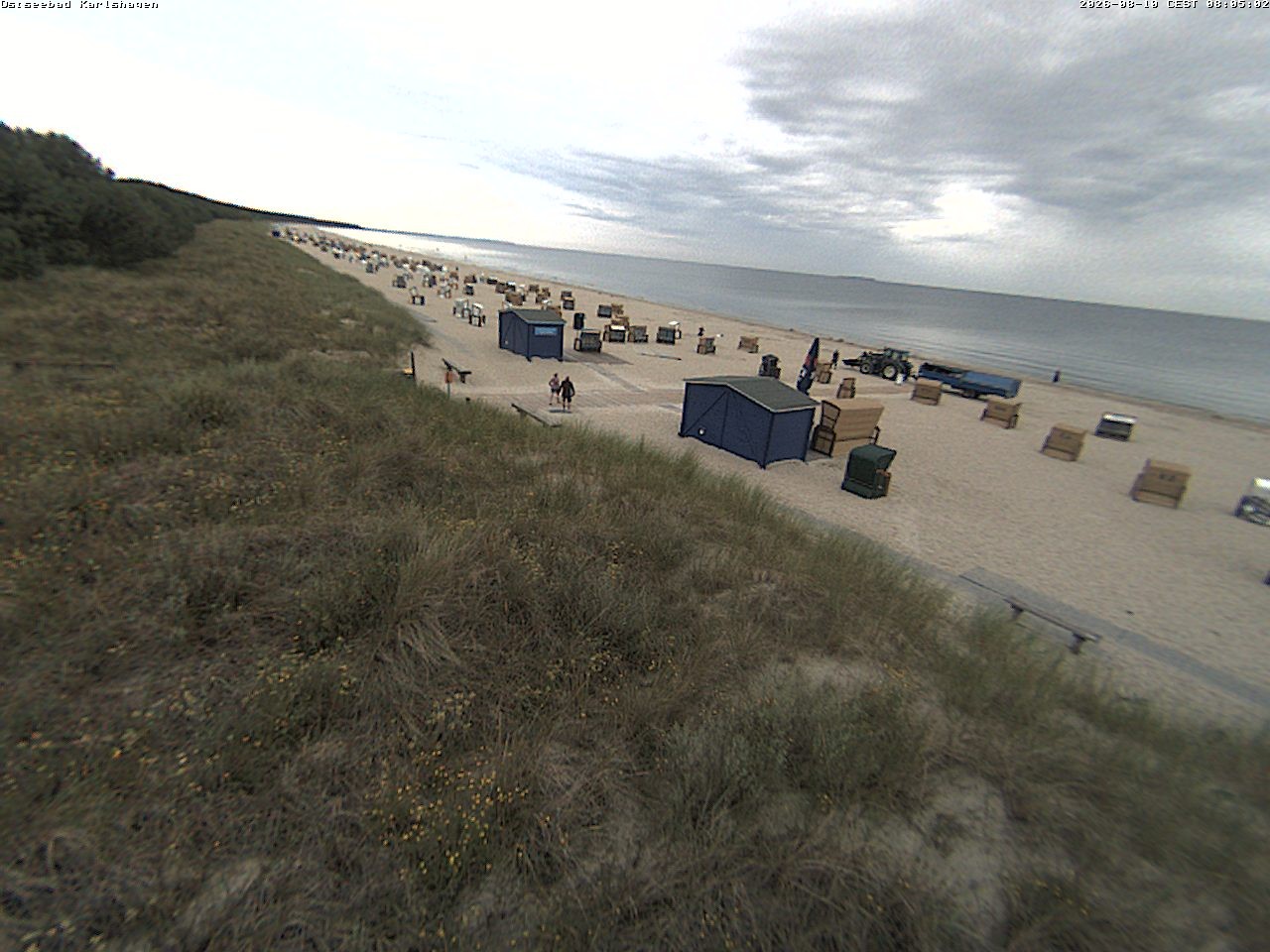 Archiv Foto Webcam Usedom: Strand Karlshagen