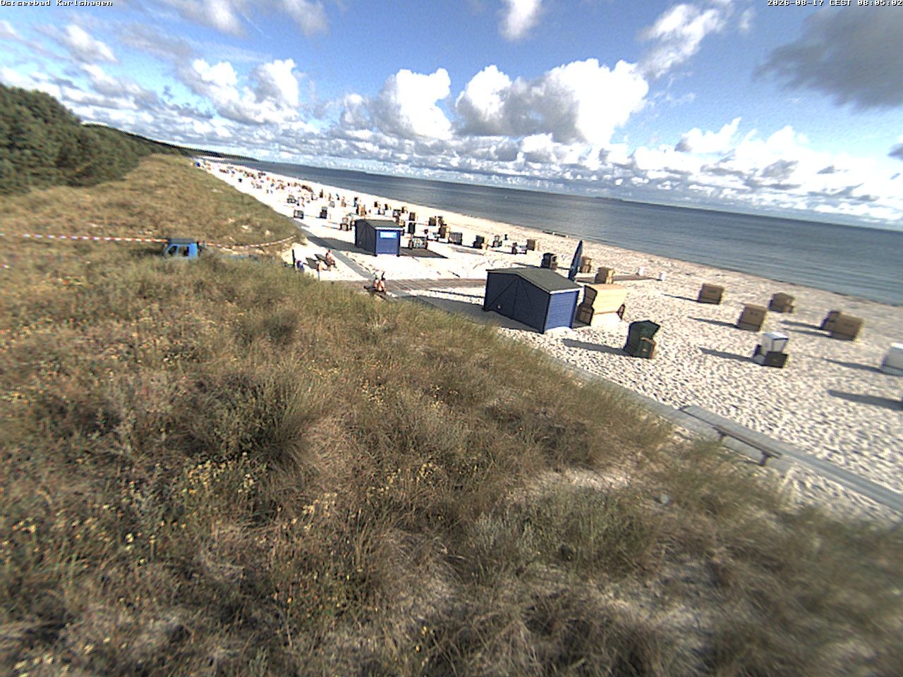 Archiv Foto Webcam Usedom: Strand Karlshagen