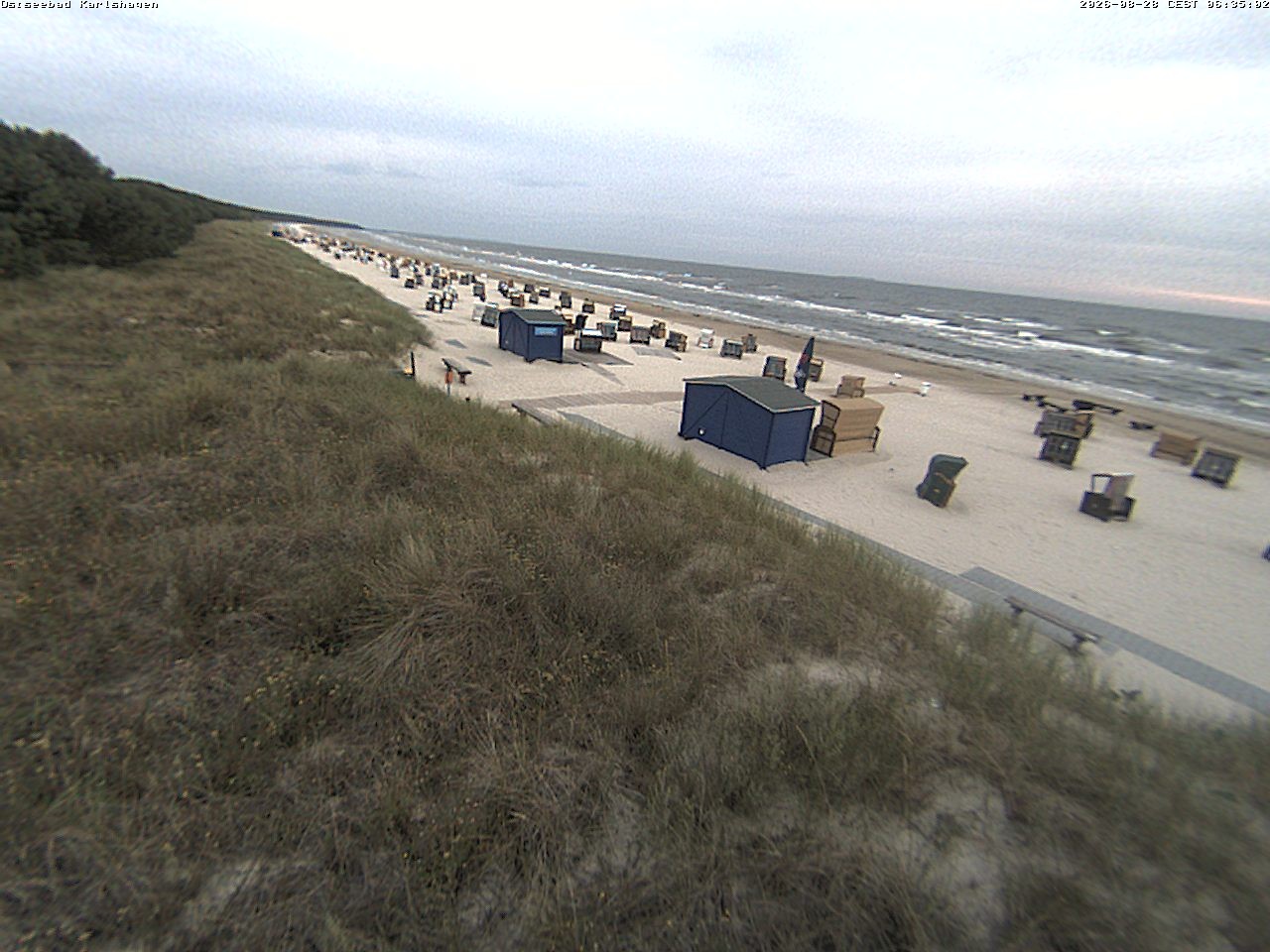 Archived image Webcam View to beach Karlshagen