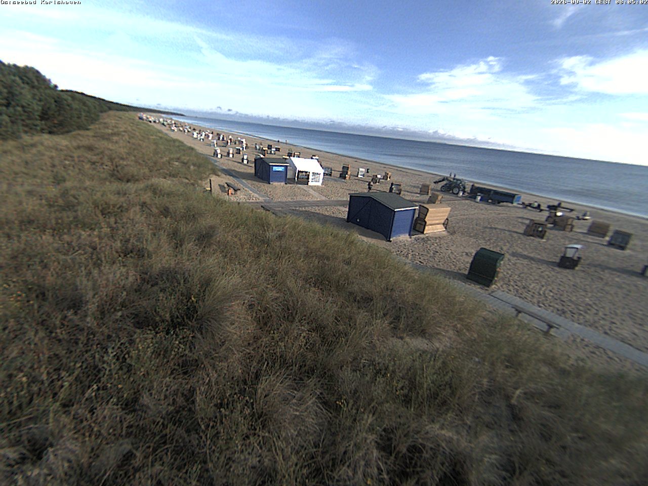 Archiv Foto Webcam Usedom: Strand Karlshagen