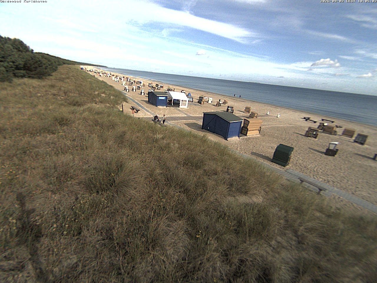 Archiv Foto Webcam Usedom: Strand Karlshagen
