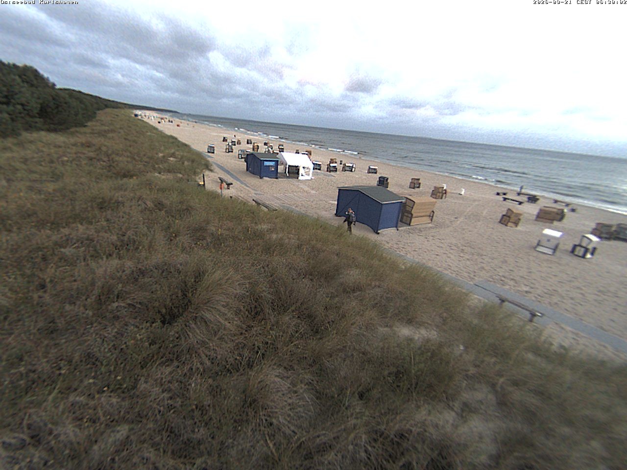 Archiv Foto Webcam Usedom: Strand Karlshagen