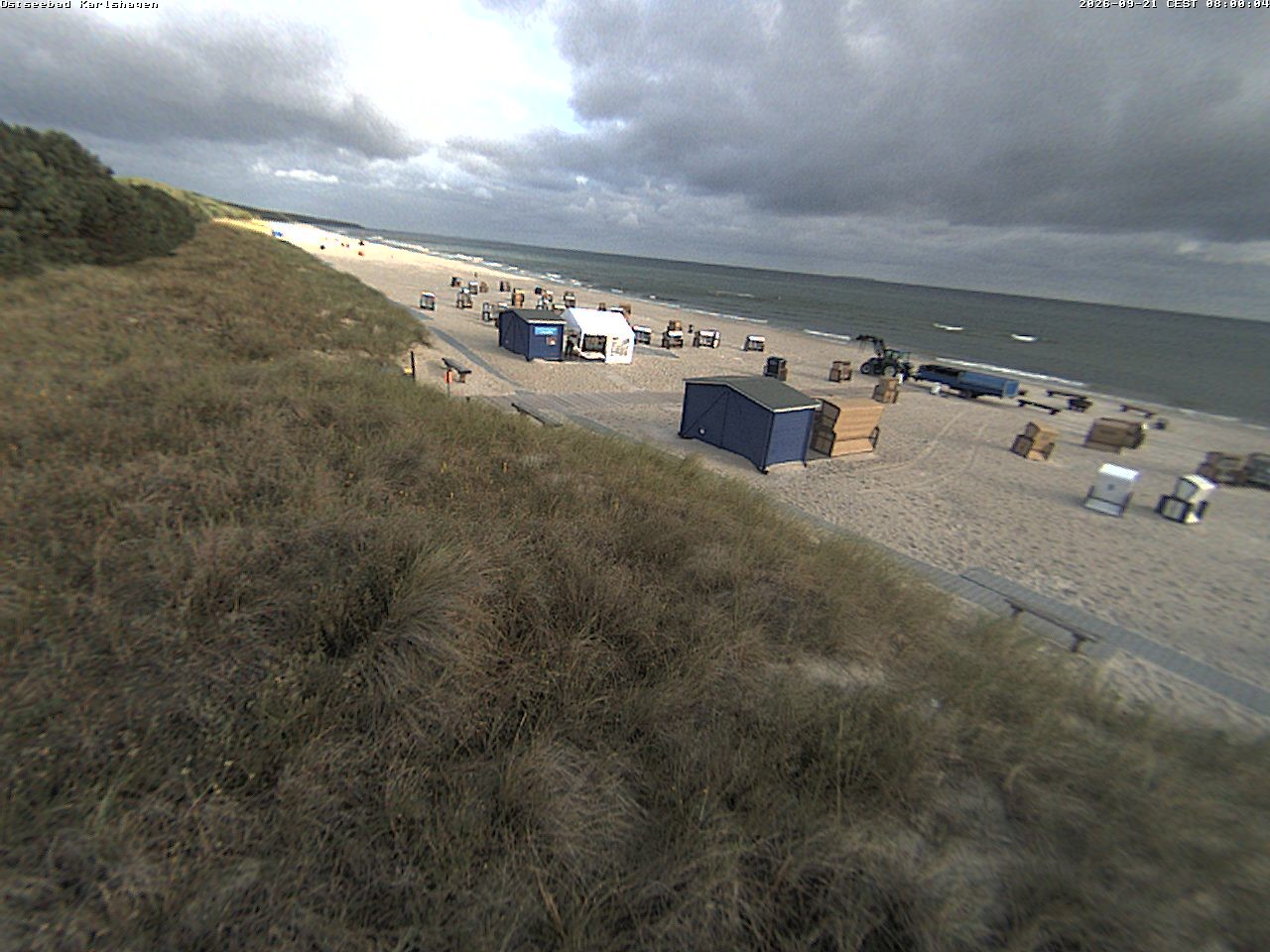 Archiv Foto Webcam Usedom: Strand Karlshagen