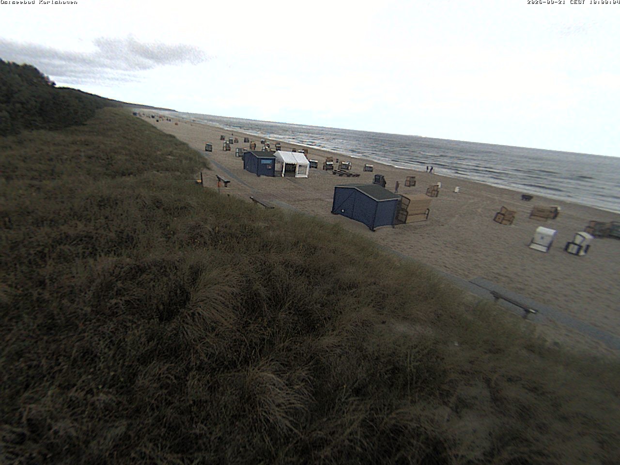 Archiv Foto Webcam Usedom: Strand Karlshagen