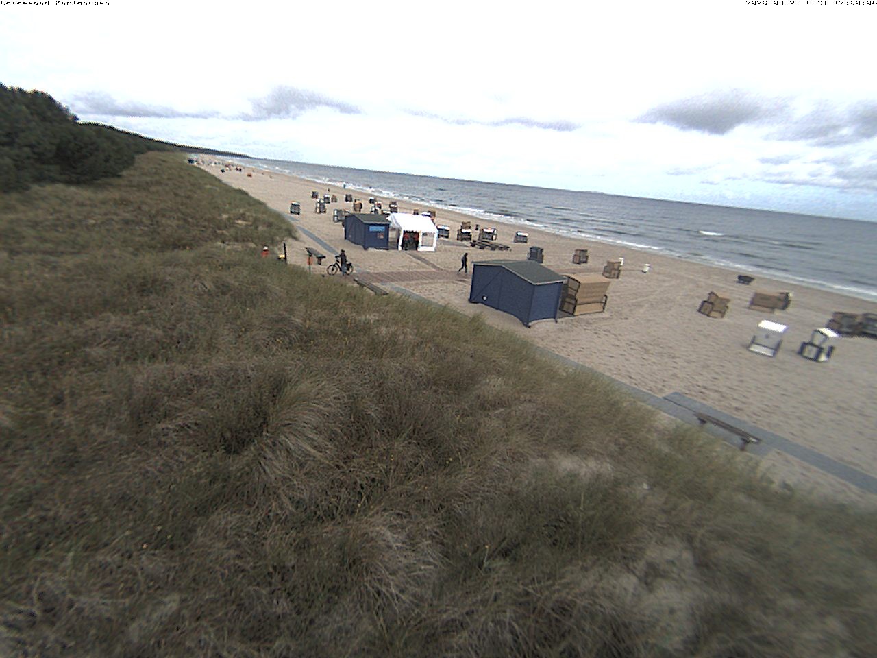 Archiv Foto Webcam Usedom: Strand Karlshagen