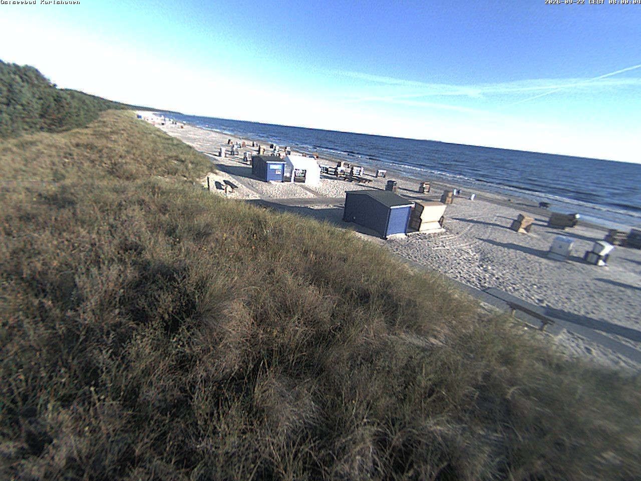Archiv Foto Webcam Usedom: Strand Karlshagen
