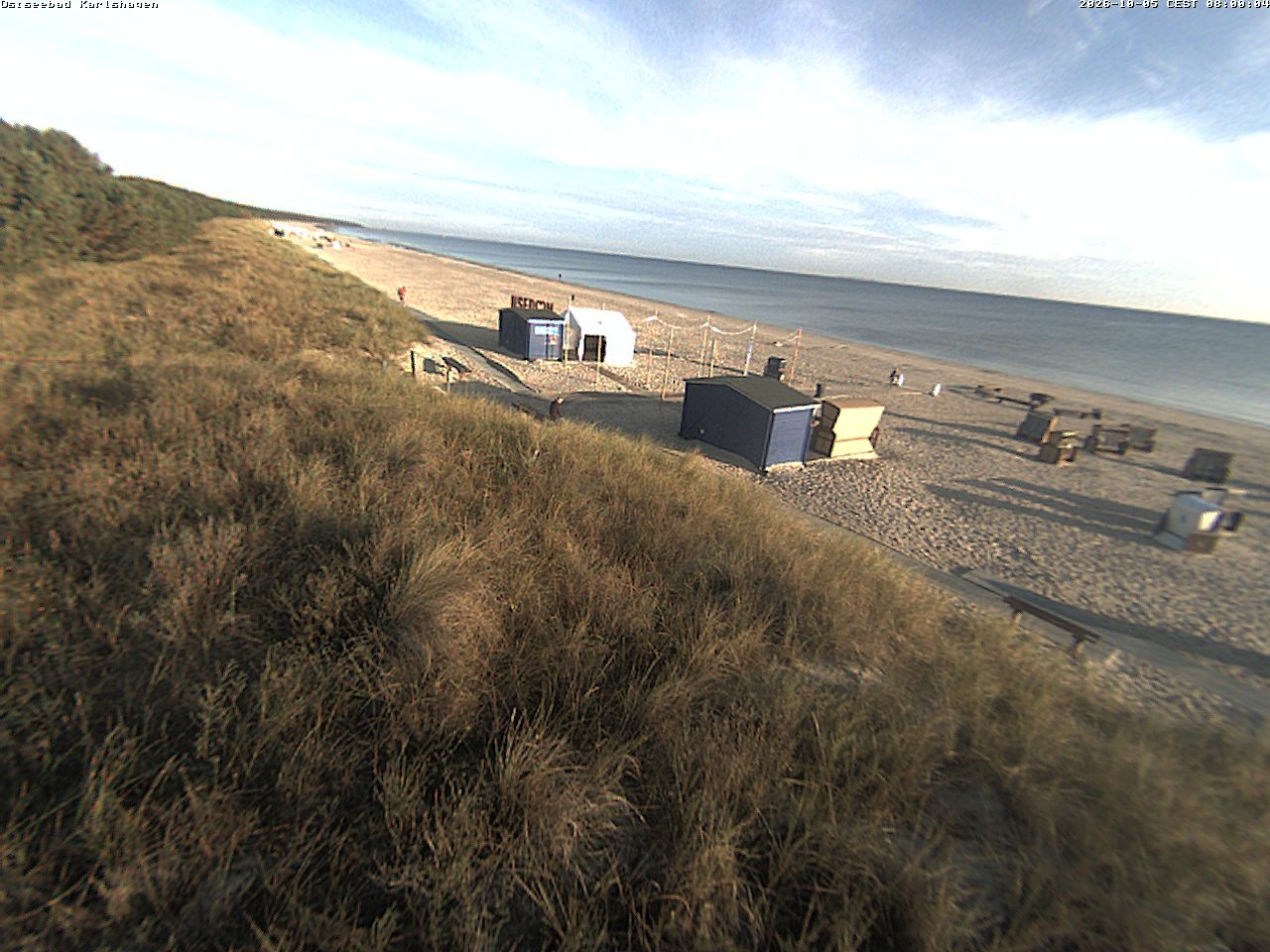 Archiv Foto Webcam Usedom: Strand Karlshagen