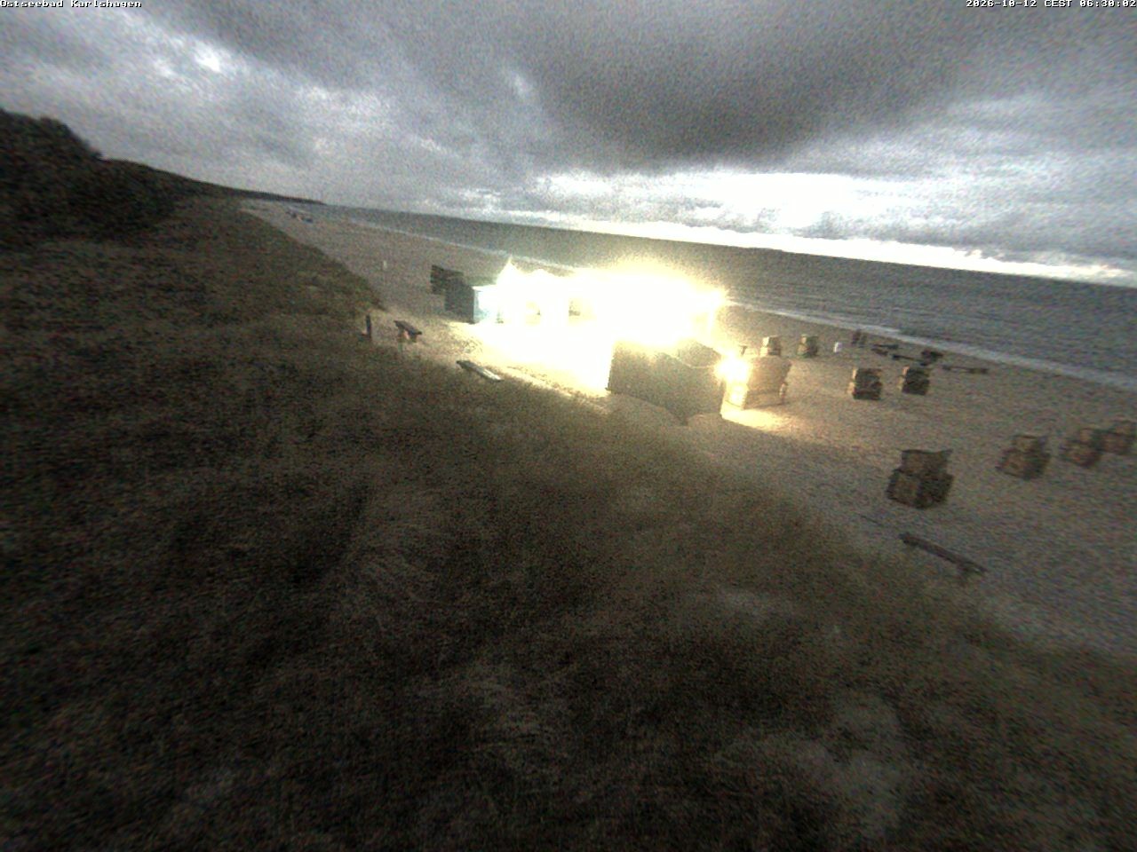 Archiv Foto Webcam Usedom: Strand Karlshagen