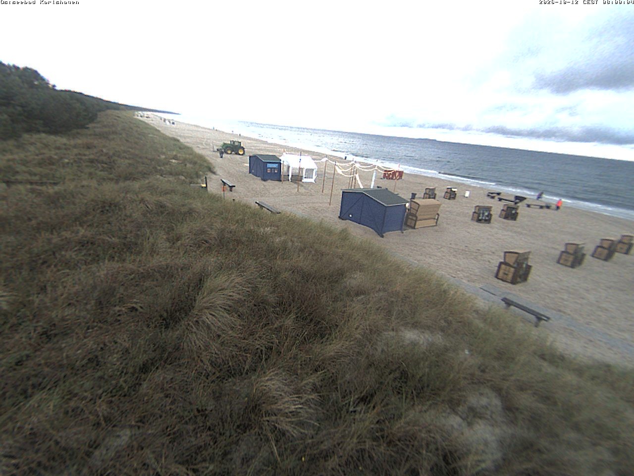 Archiv Foto Webcam Usedom: Strand Karlshagen