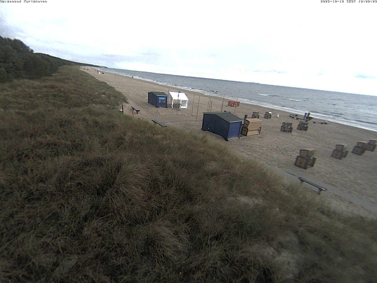 Archiv Foto Webcam Usedom: Strand Karlshagen