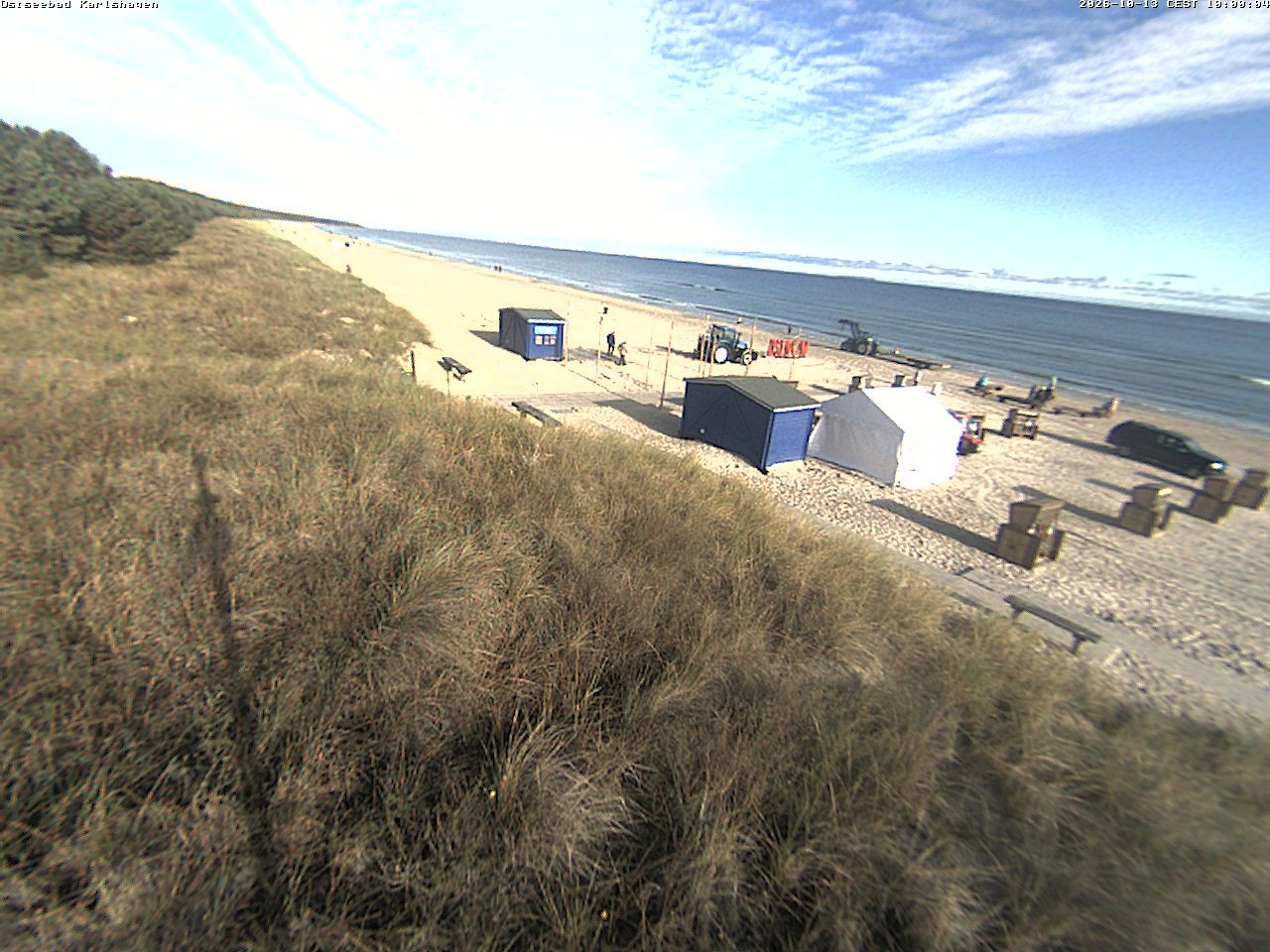 Archiv Foto Webcam Usedom: Strand Karlshagen