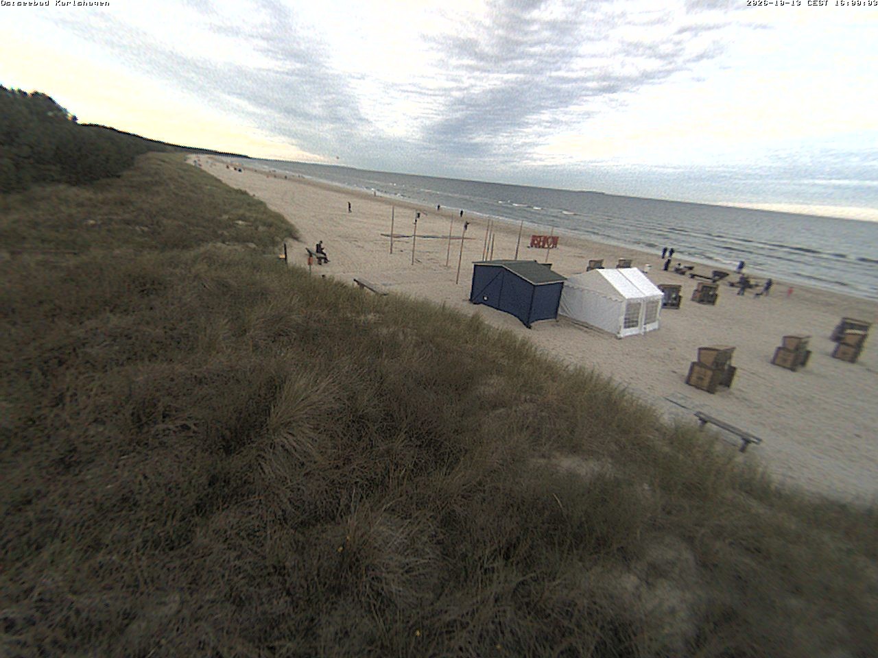Archiv Foto Webcam Usedom: Strand Karlshagen