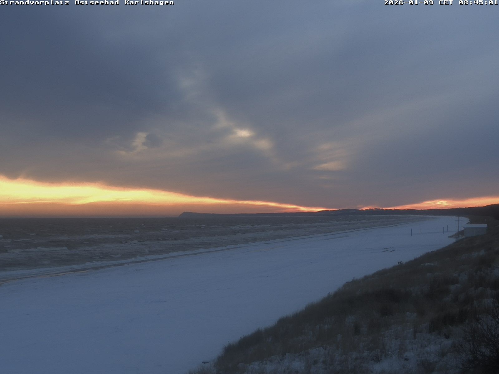 Archiv Foto Webcam Usedom: Strandvorplatz Karlshagen