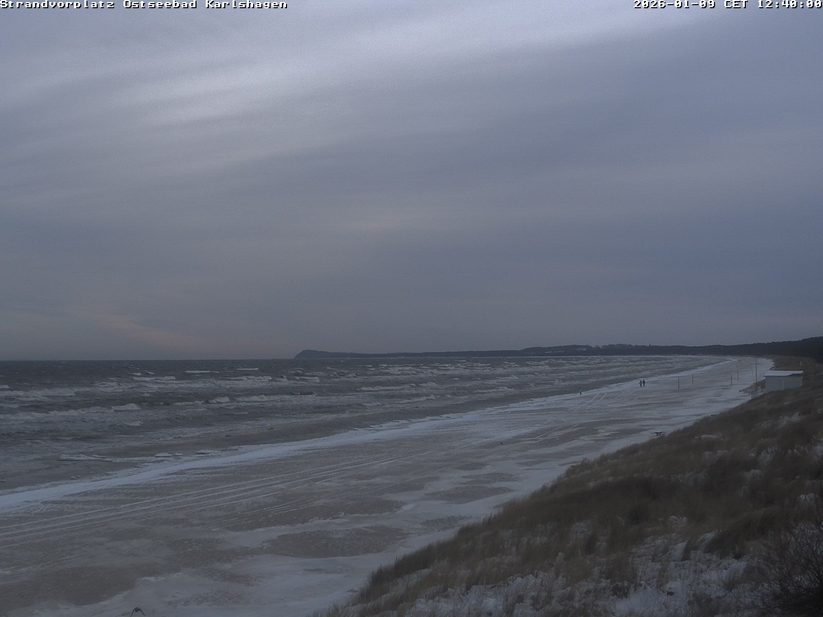Archiv Foto Webcam Usedom: Strandvorplatz Karlshagen