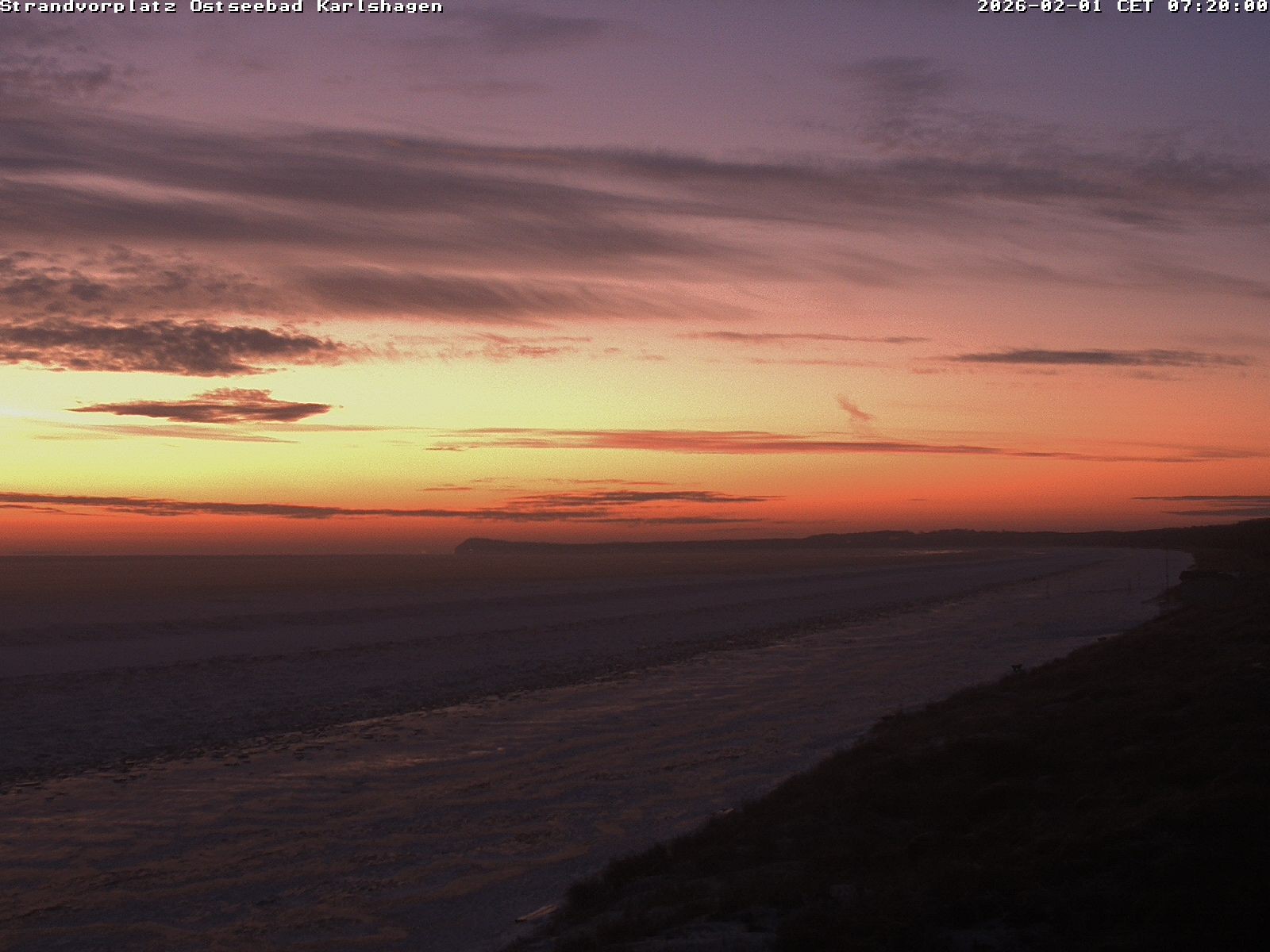 Archiv Foto Webcam Usedom: Strandvorplatz Karlshagen