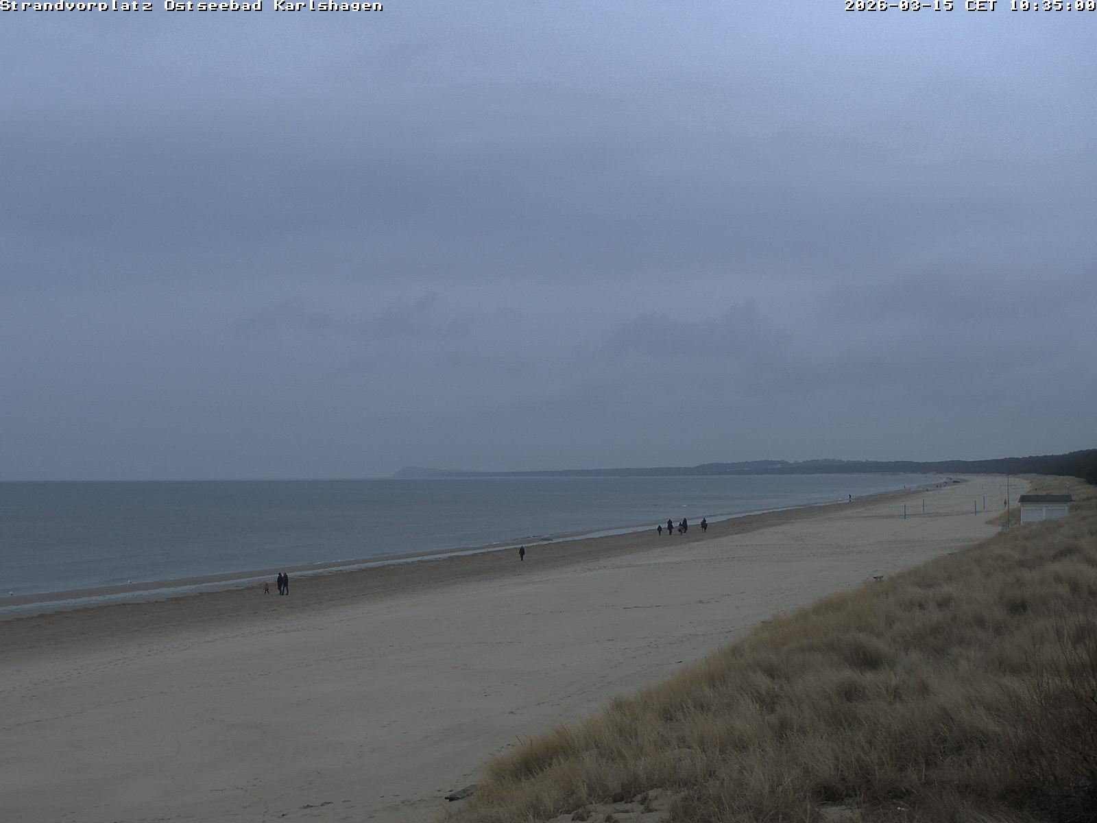 Archiv Foto Webcam Usedom: Strandvorplatz Karlshagen