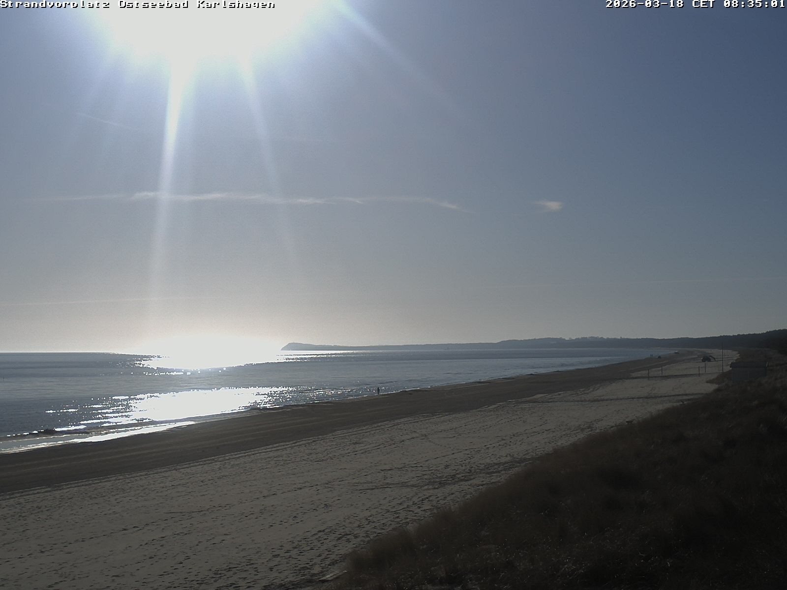 Archiv Foto Webcam Usedom: Strandvorplatz Karlshagen