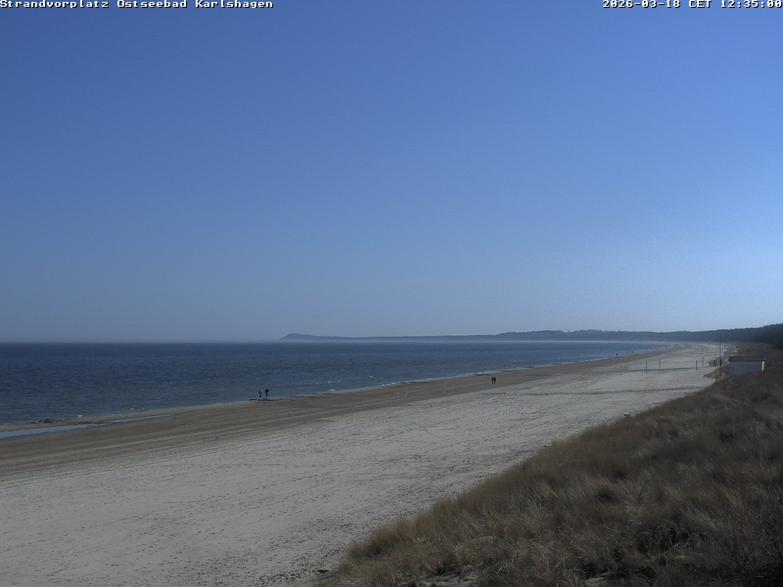 Archiv Foto Webcam Usedom: Strandvorplatz Karlshagen