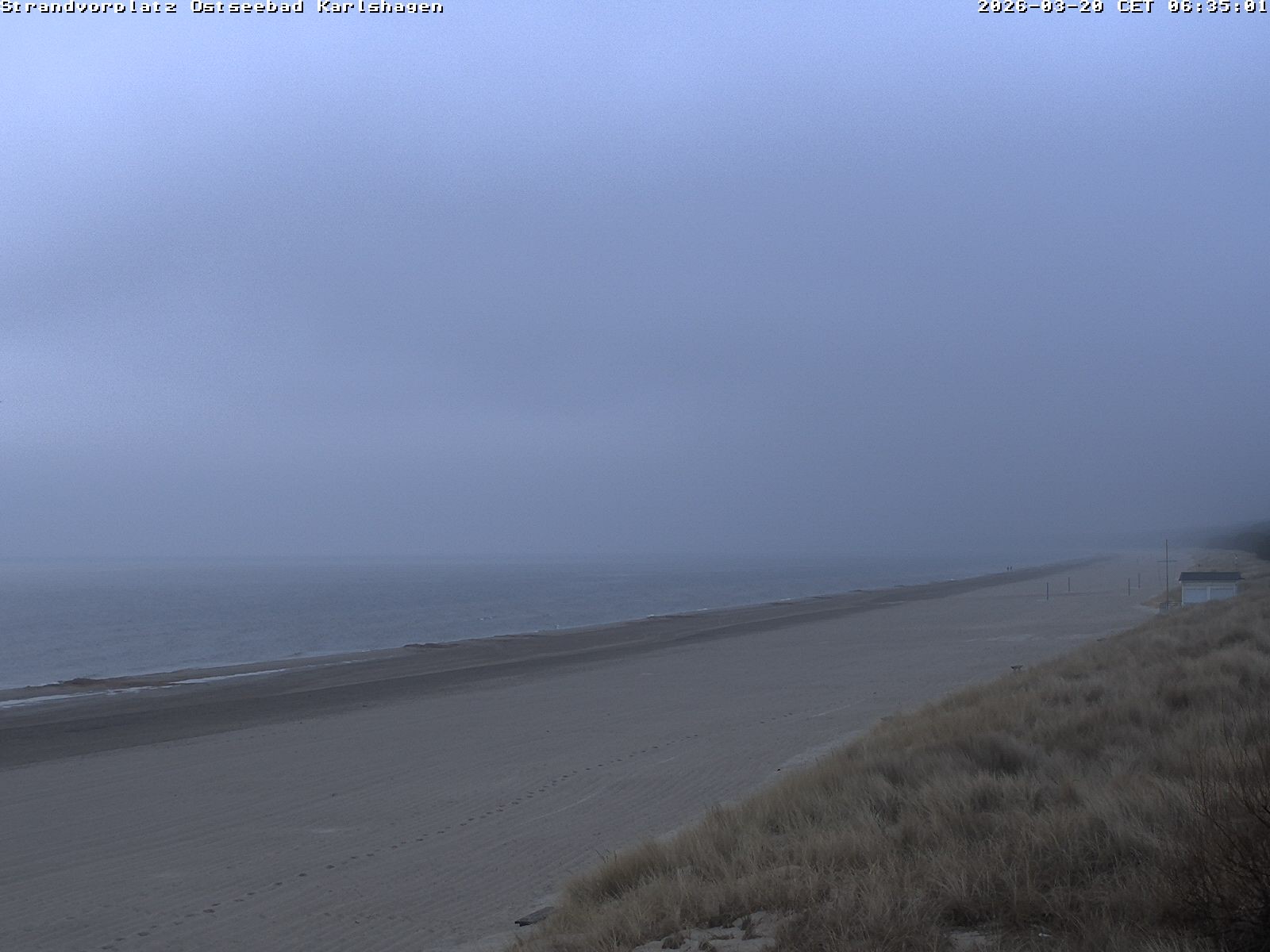 Archiv Foto Webcam Usedom: Strandvorplatz Karlshagen