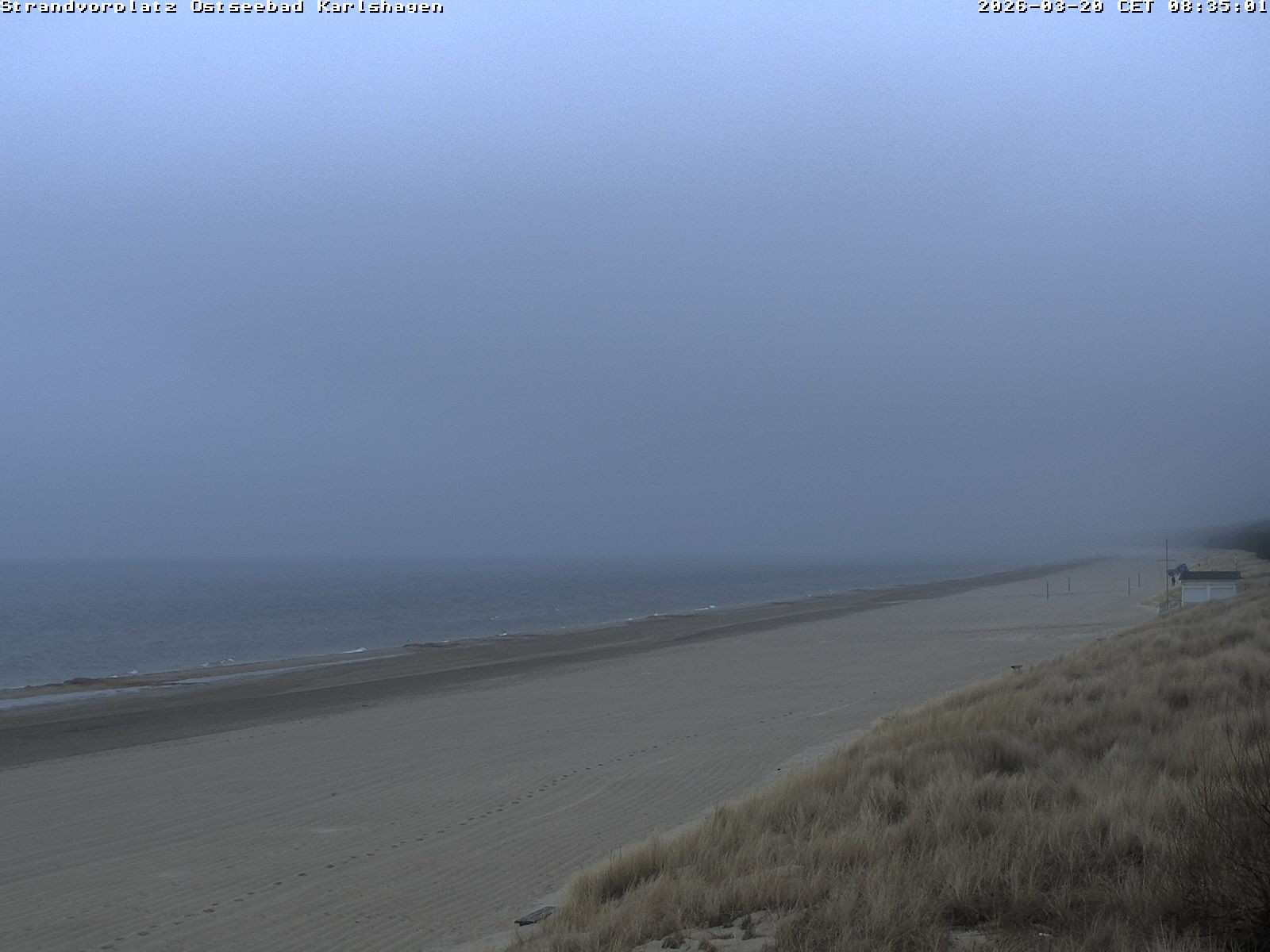 Archiv Foto Webcam Usedom: Strandvorplatz Karlshagen